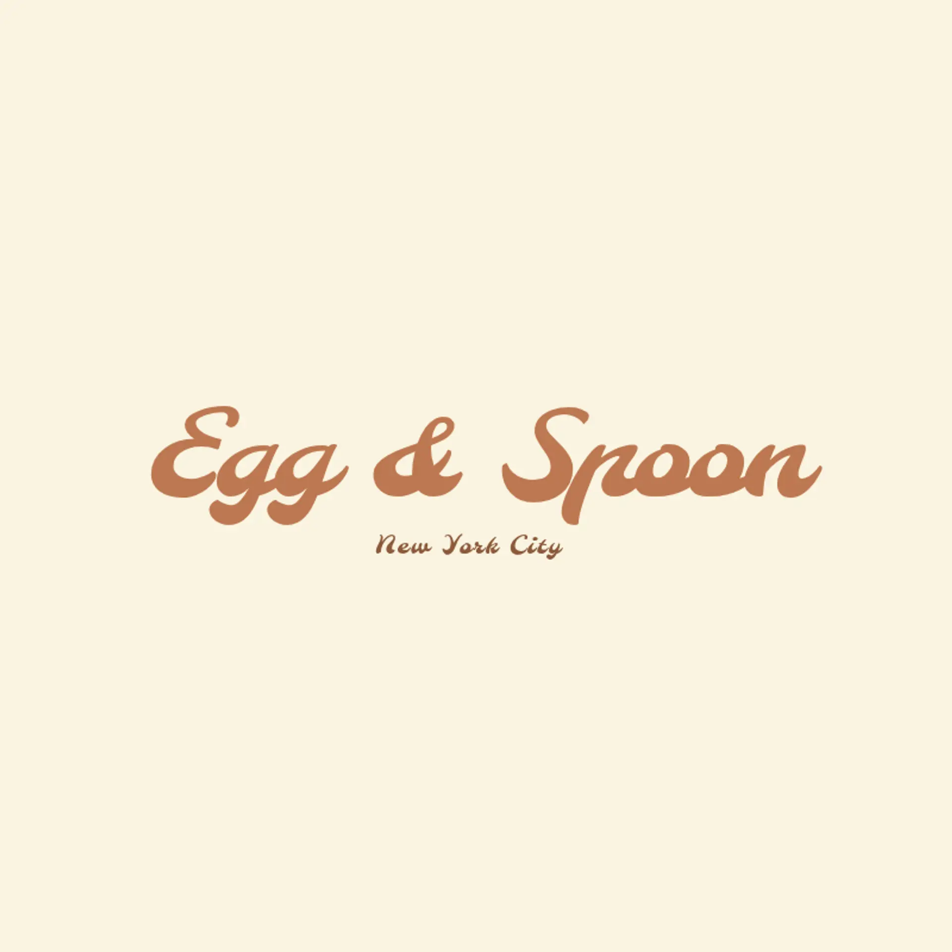Egg & Spoon logo for chicken restaurant
