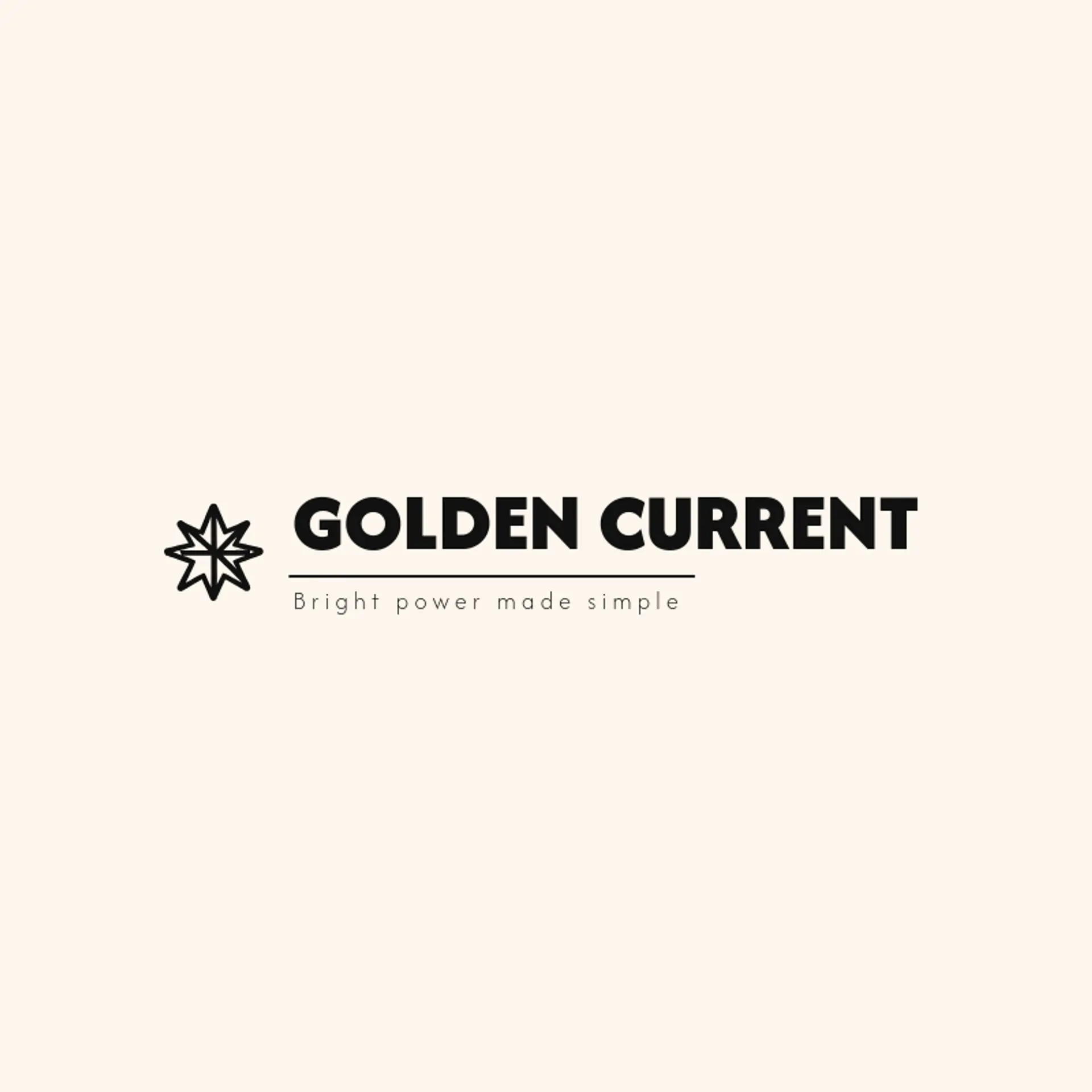 Golden Current logo for solar