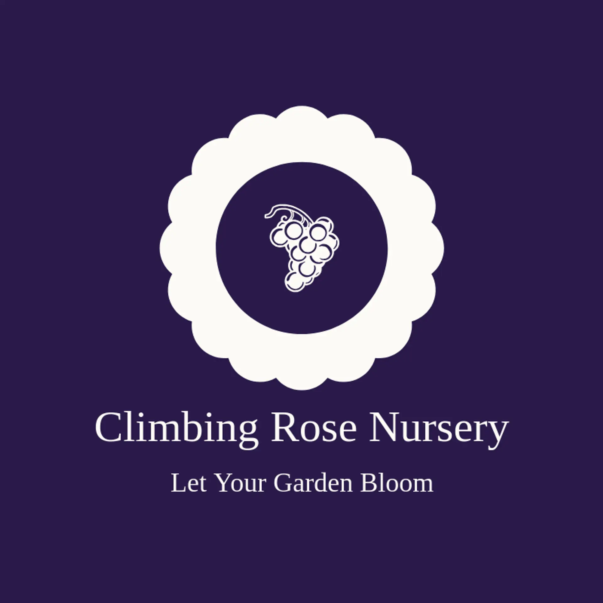 Climbing Rose Nursery logo for vine