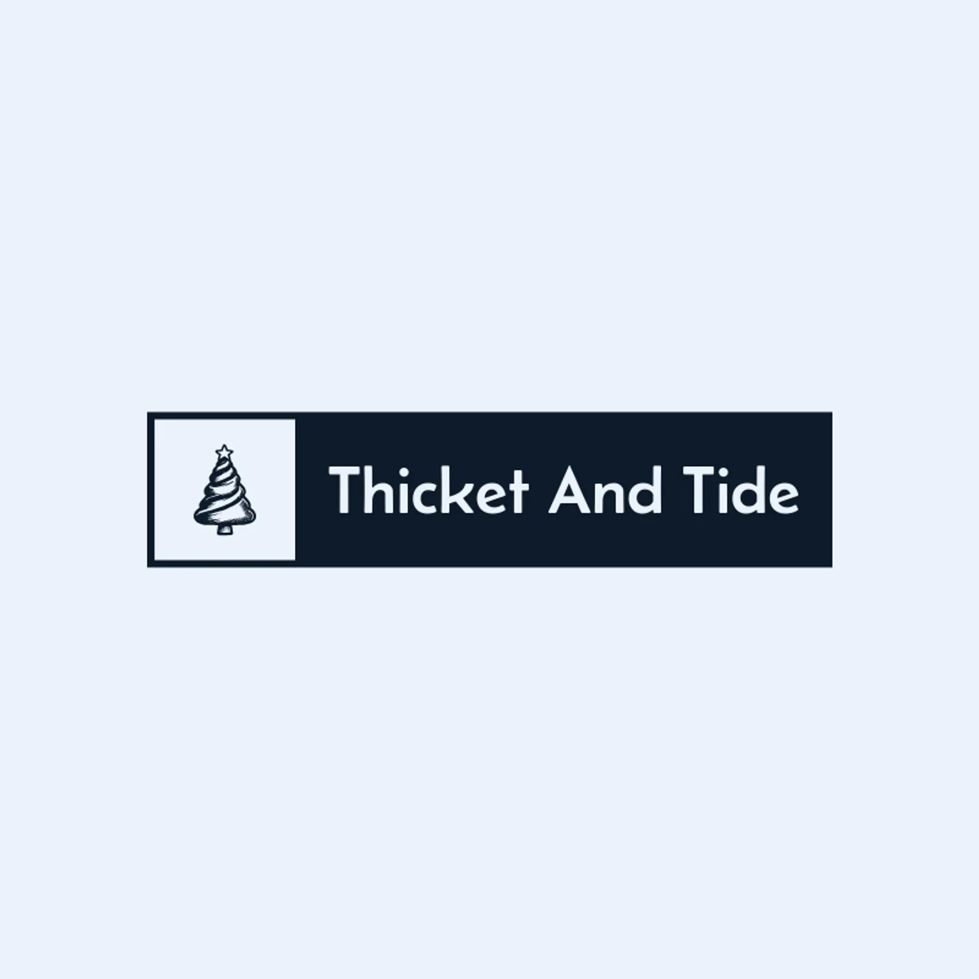Thicket and Tide logo for evergreen