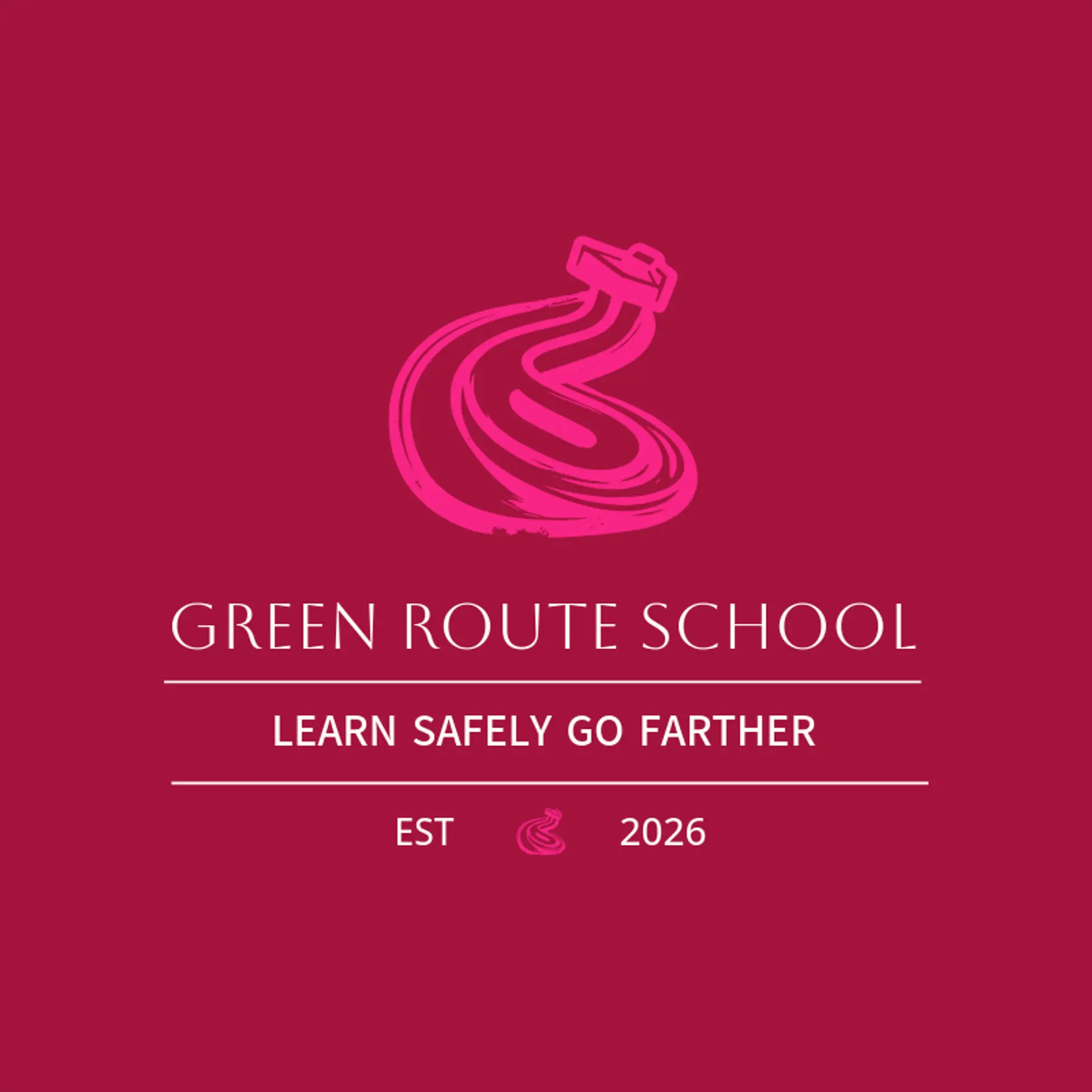 Green Route School logo for driving school