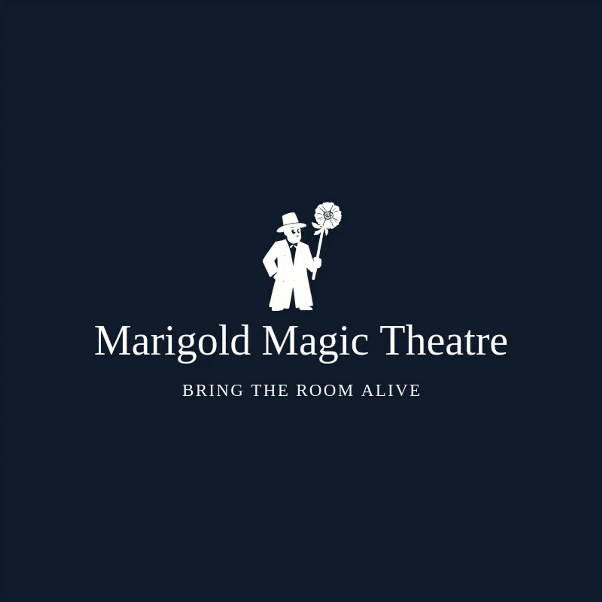 Marigold Magic Theatre logo for magician