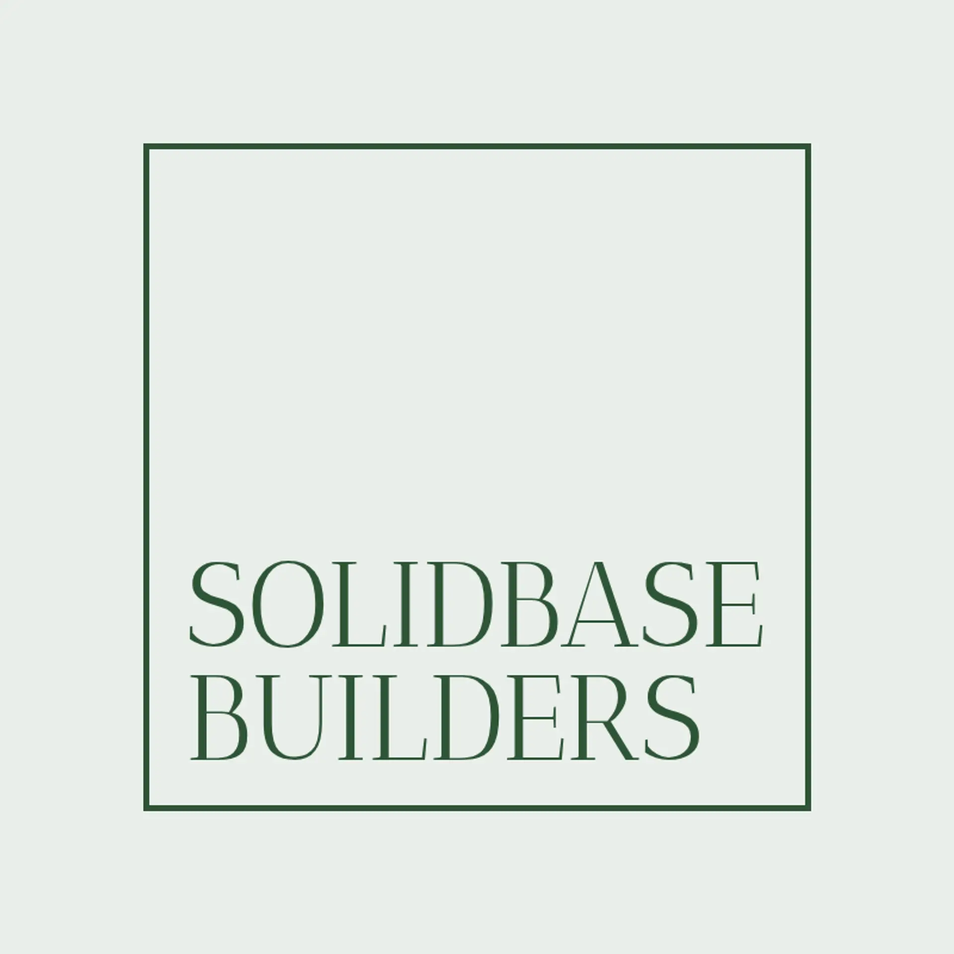 SolidBase Builders logo for house construction