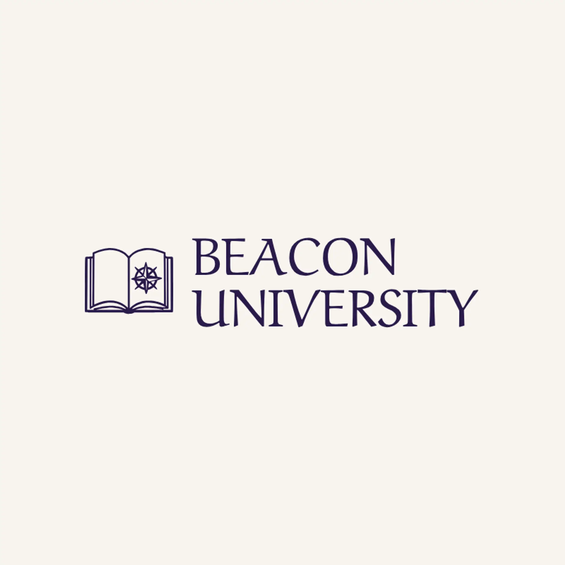 Beacon University logo for university