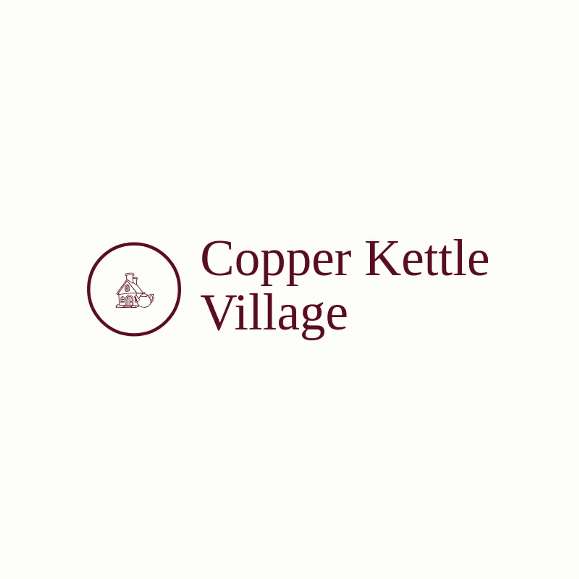 Copper Kettle Village logo for village