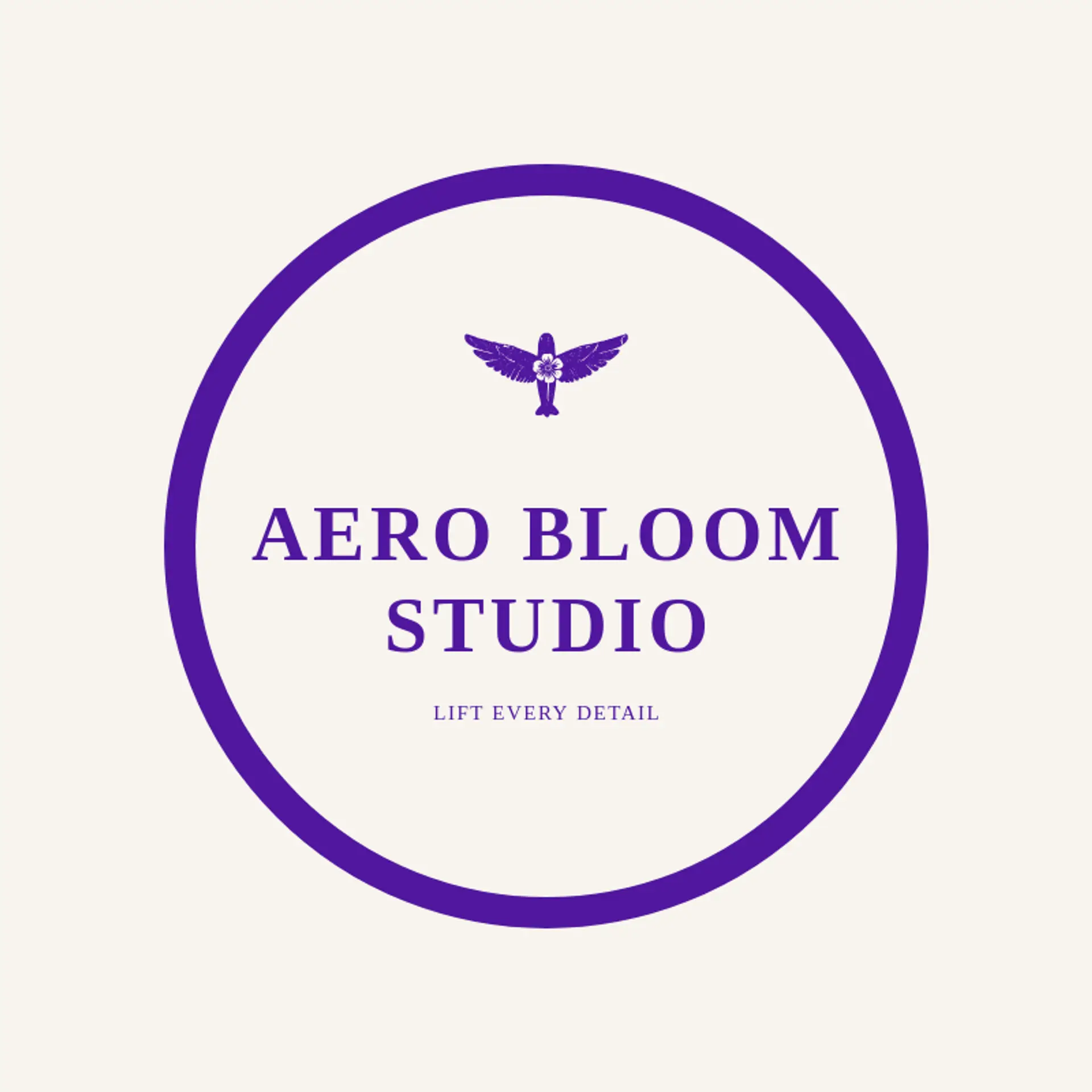 Aero Bloom Studio logo for wings