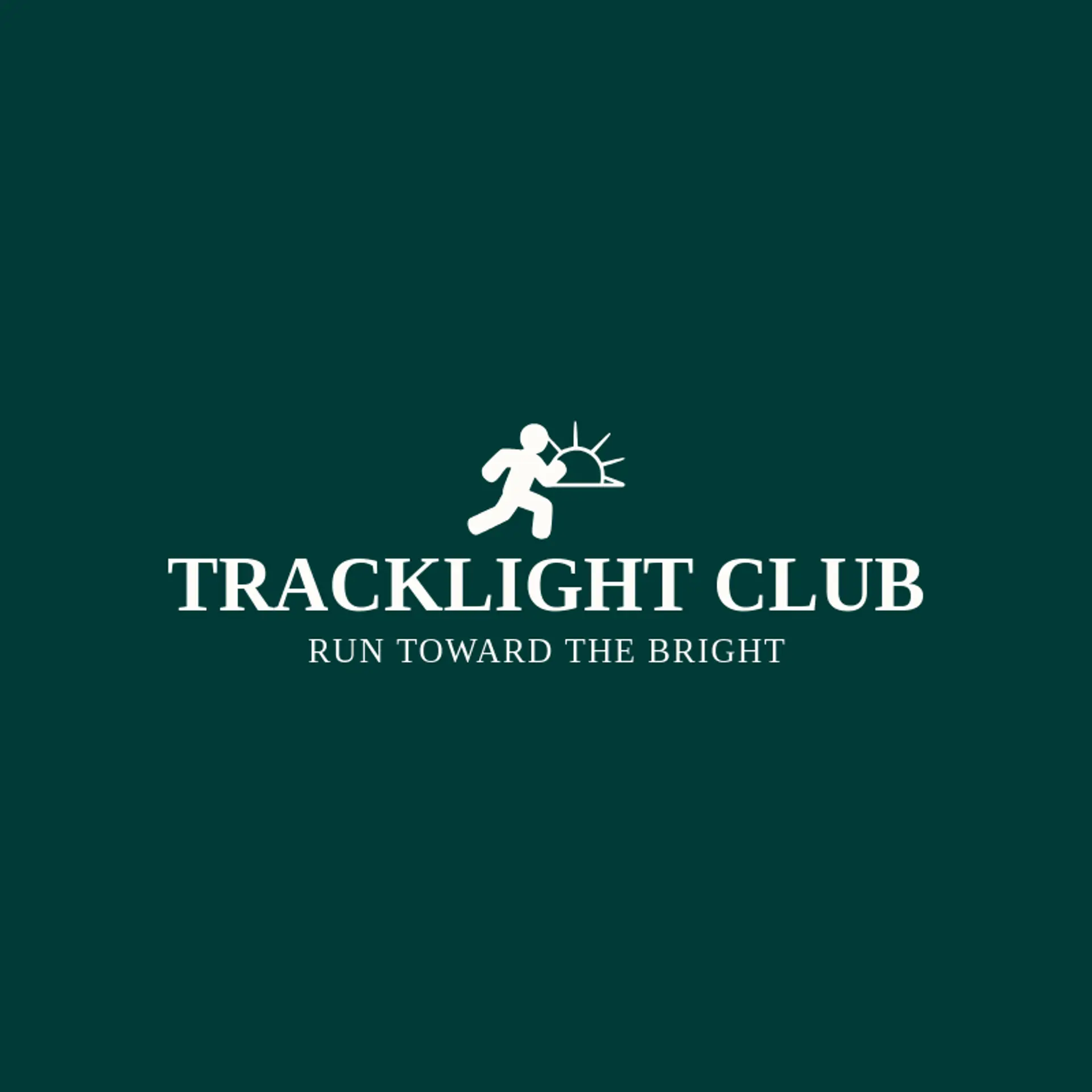 Tracklight Club logo for runner