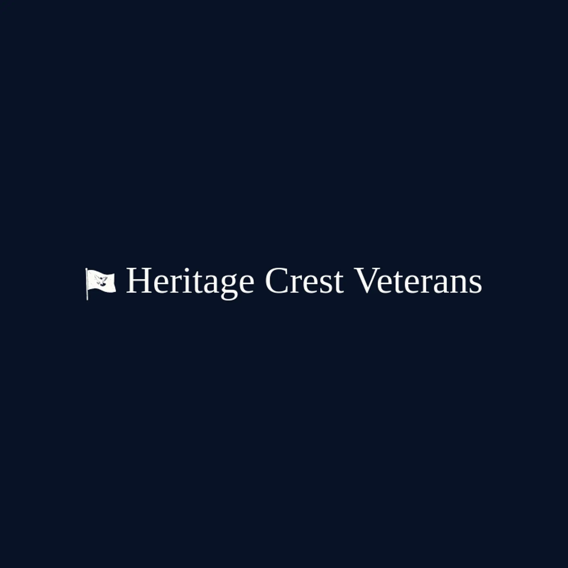 Heritage Crest Veterans logo for veteran