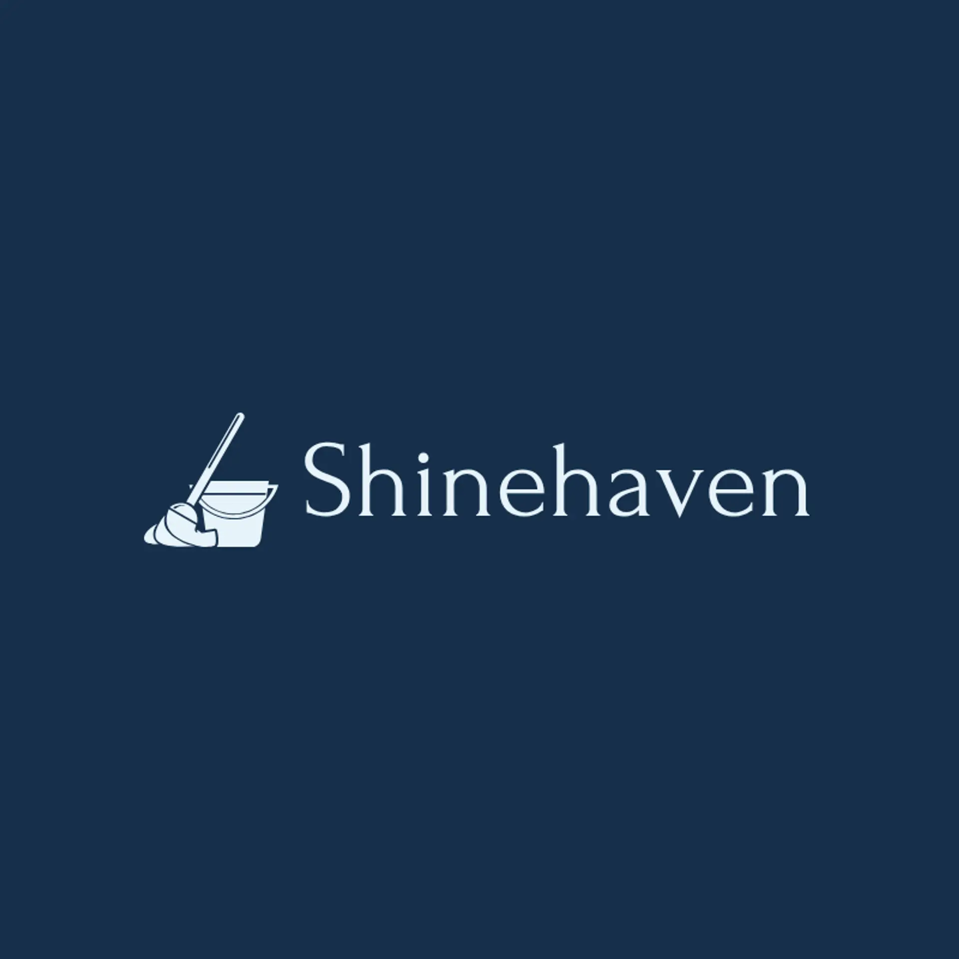 ShineHaven logo for house cleaning