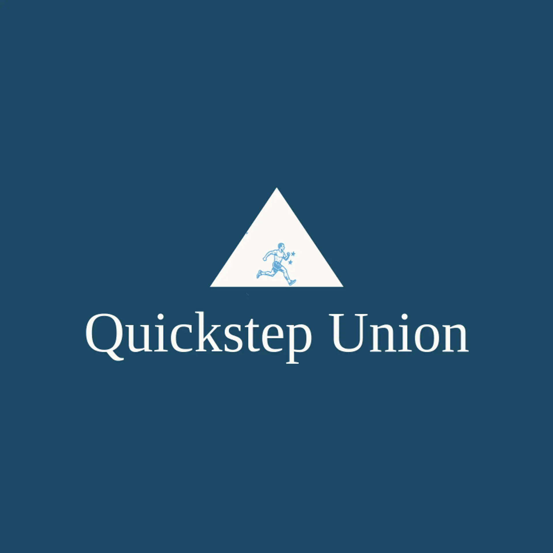 Quickstep Union logo for runner