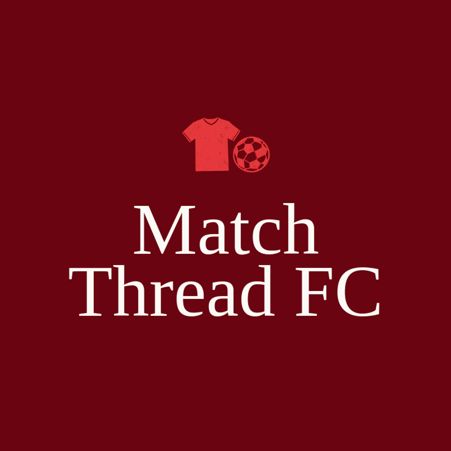Match Thread FC logo for soccer ball