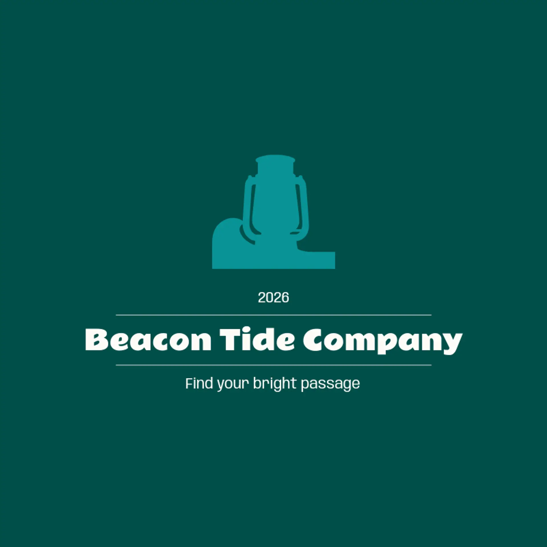 Beacon Tide Company logo for pirate