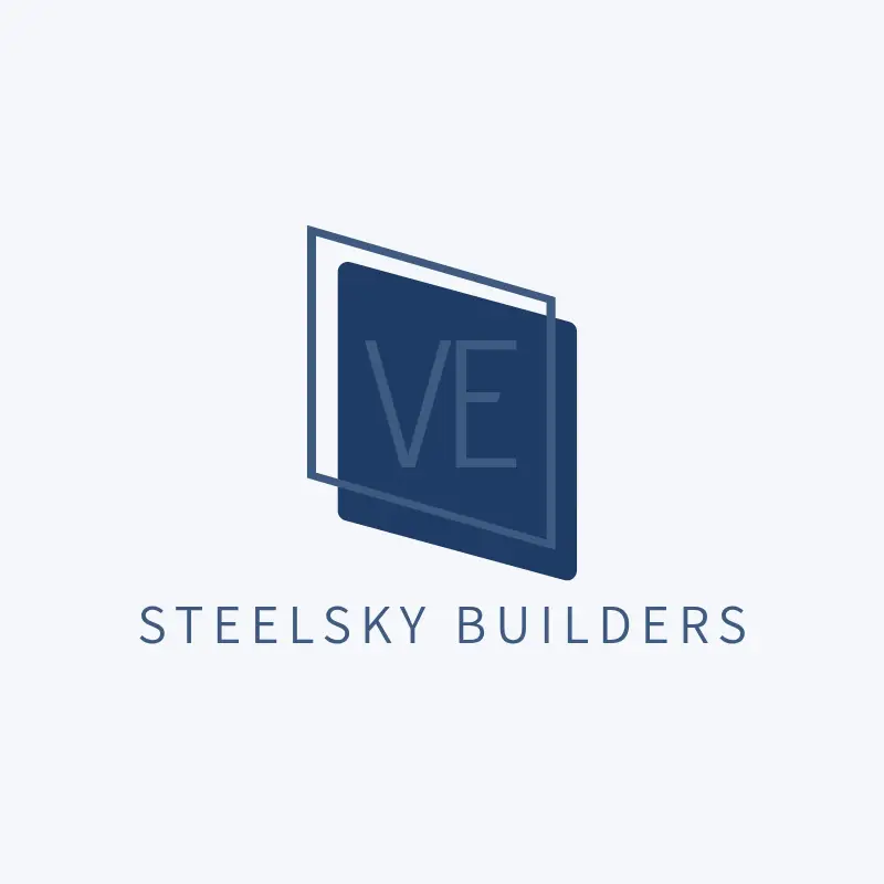 SteelSky Builders logo for construction