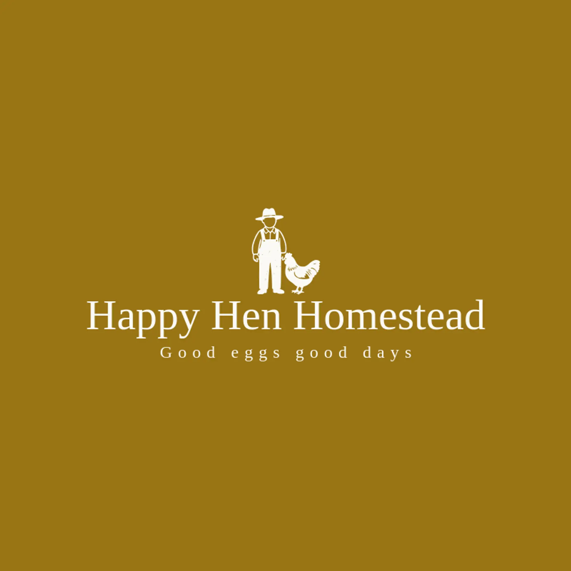 Happy Hen Homestead logo for farming