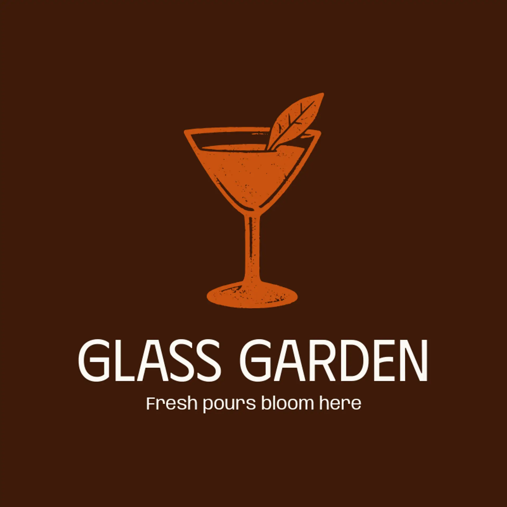 Glass Garden logo for alcohol