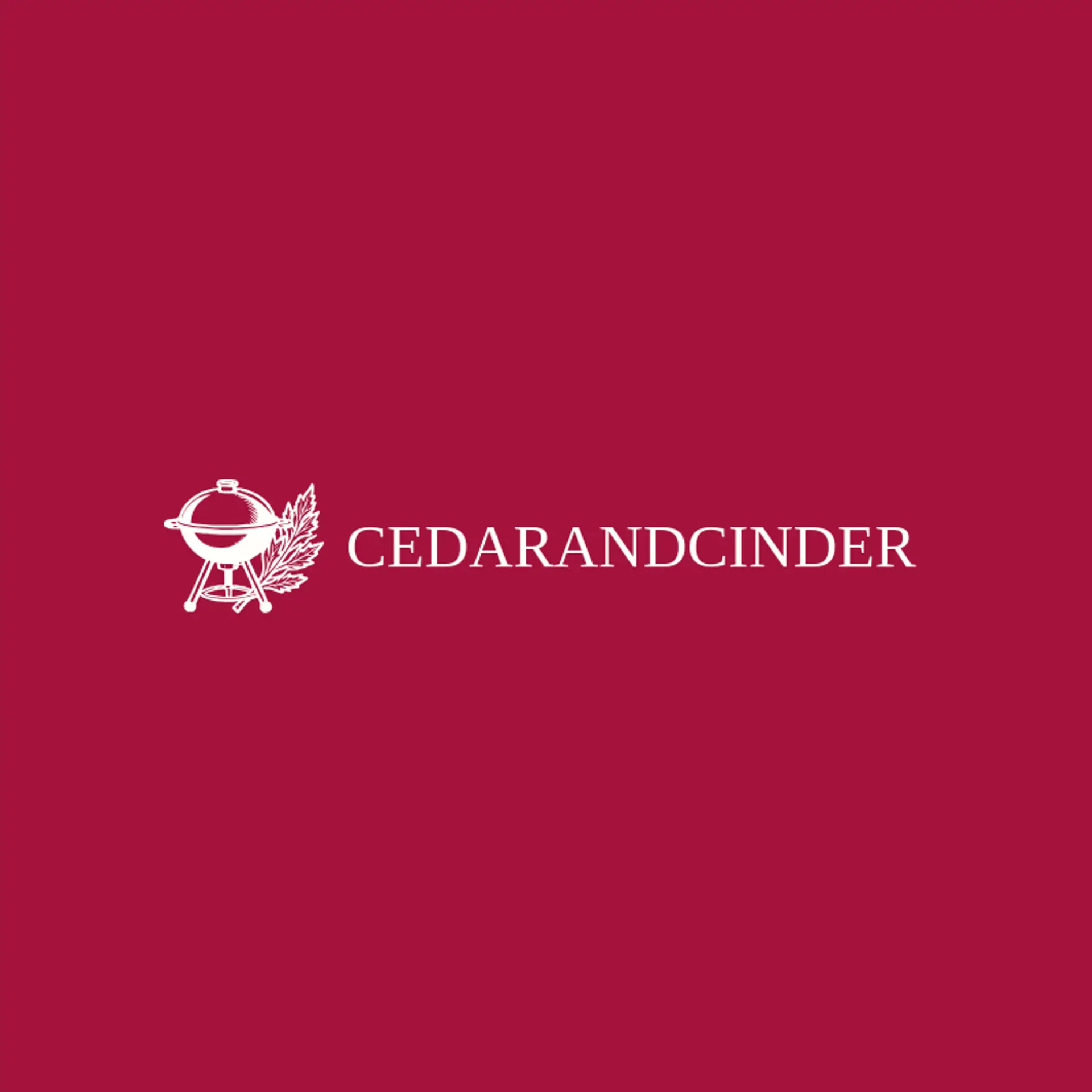 Cedar and Cinder logo for grill