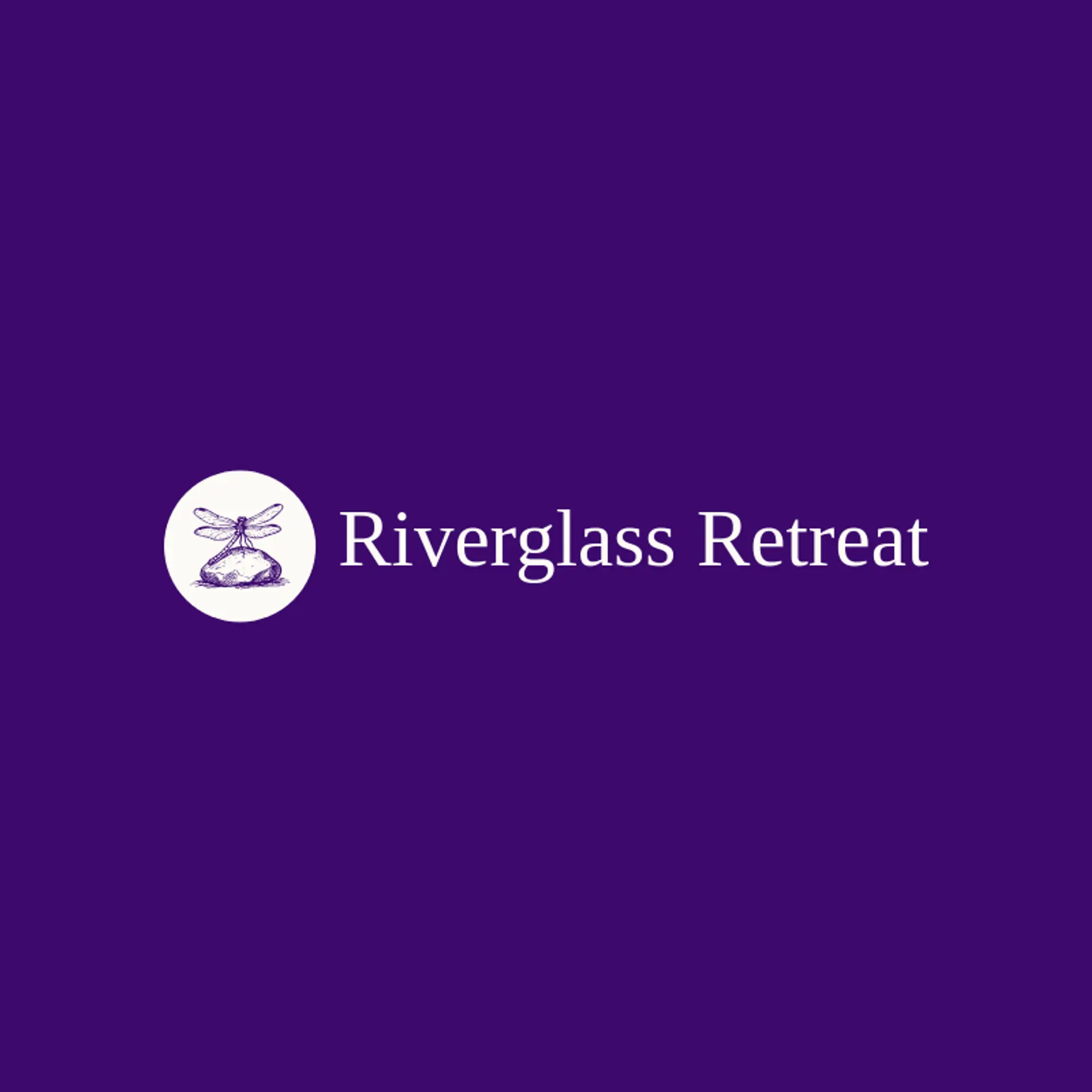 Riverglass Retreat logo for dragonfly