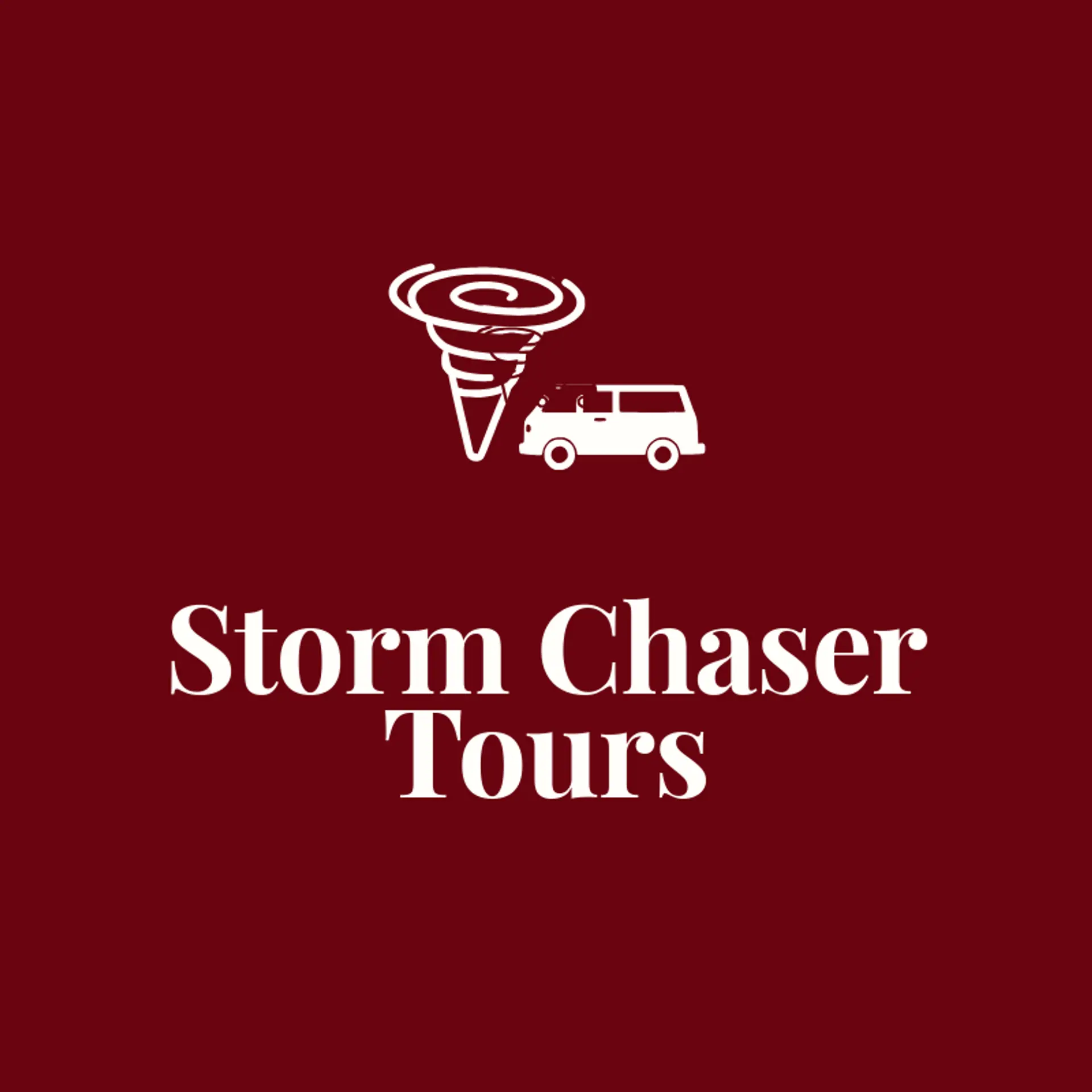 Storm Chaser Tours logo for cyclone