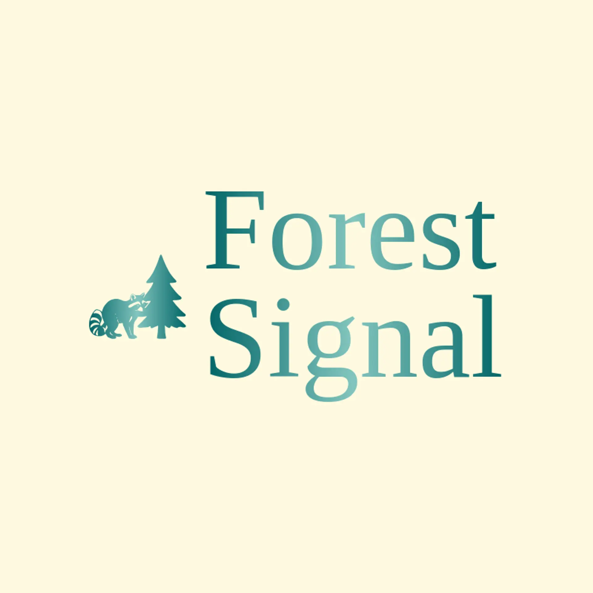 Forest Signal logo for raccoon