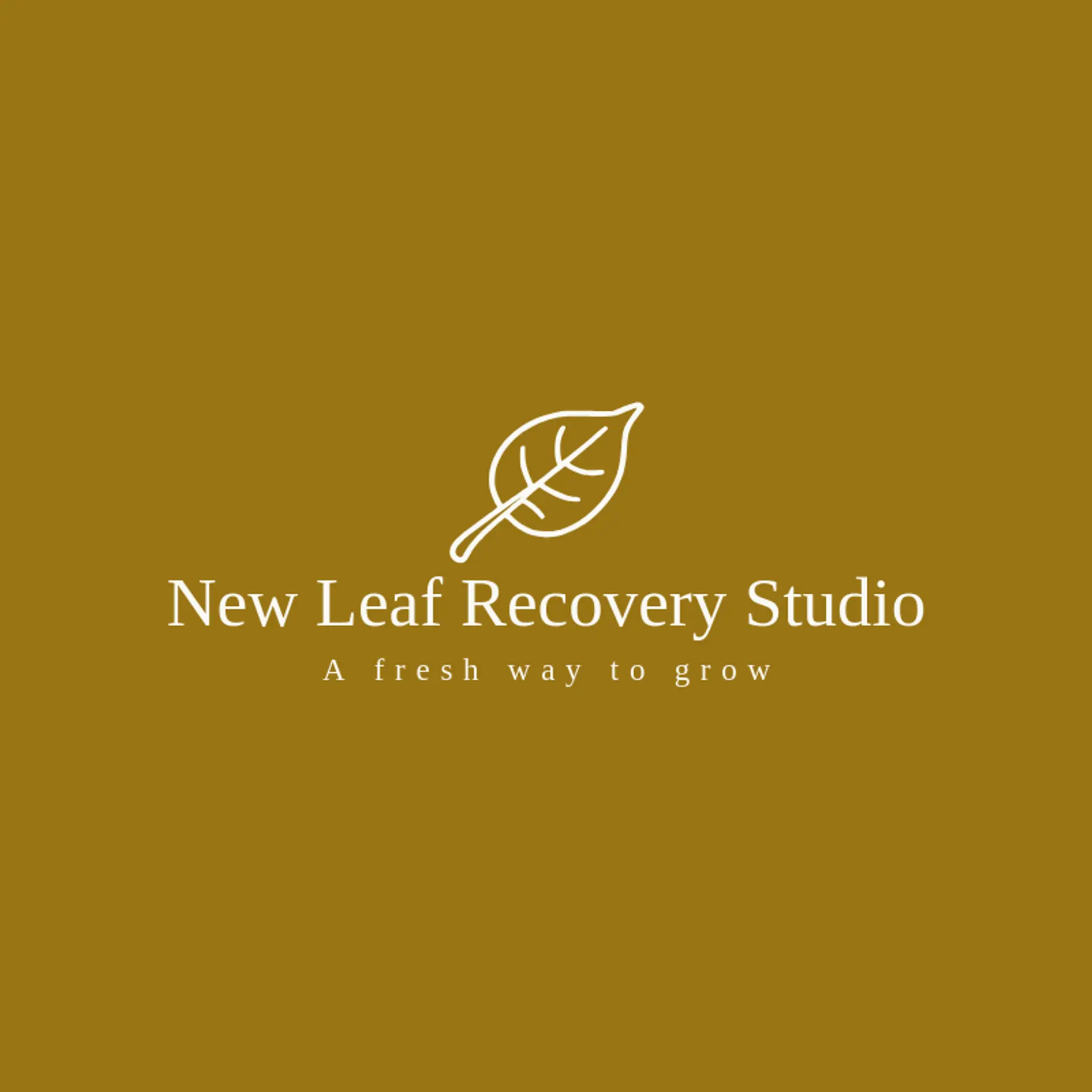 New Leaf Recovery Studio logo for recovery