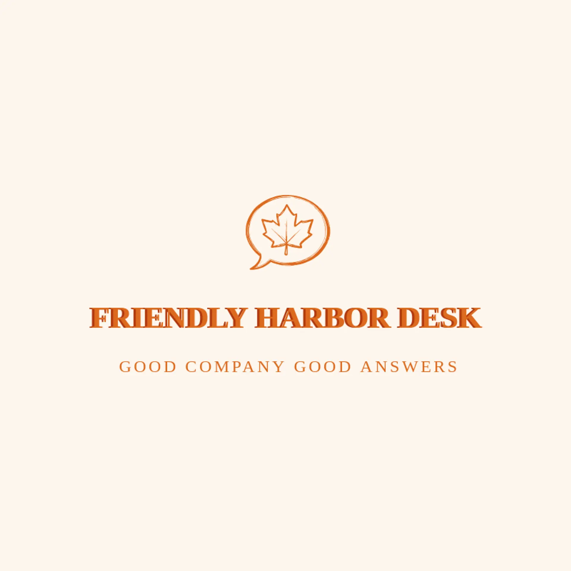 Friendly Harbor Desk logo for contact