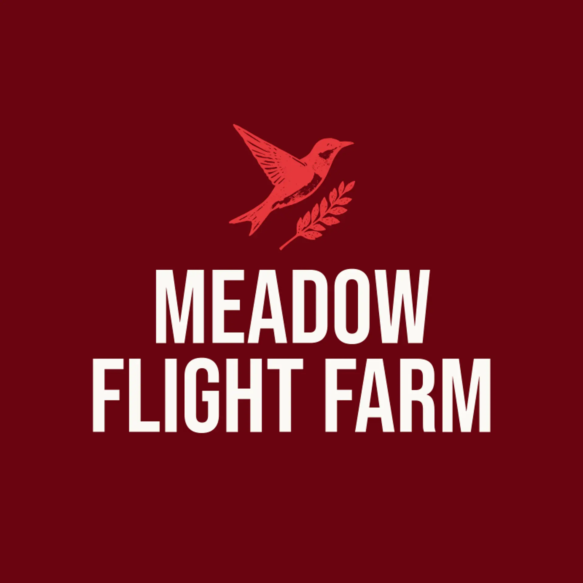 Meadow Flight Farm logo for poultry farm