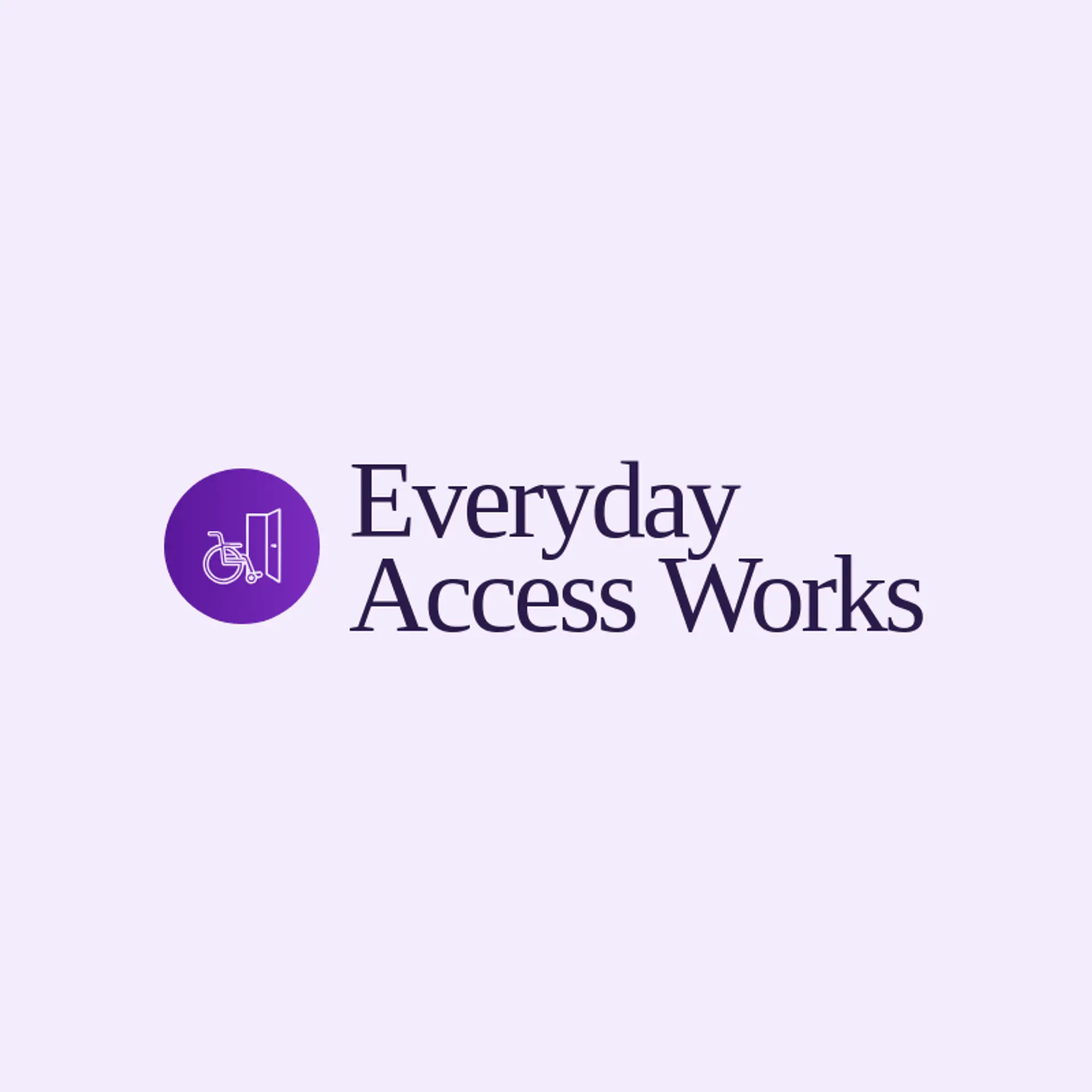 Everyday Access Works logo for wheelchair