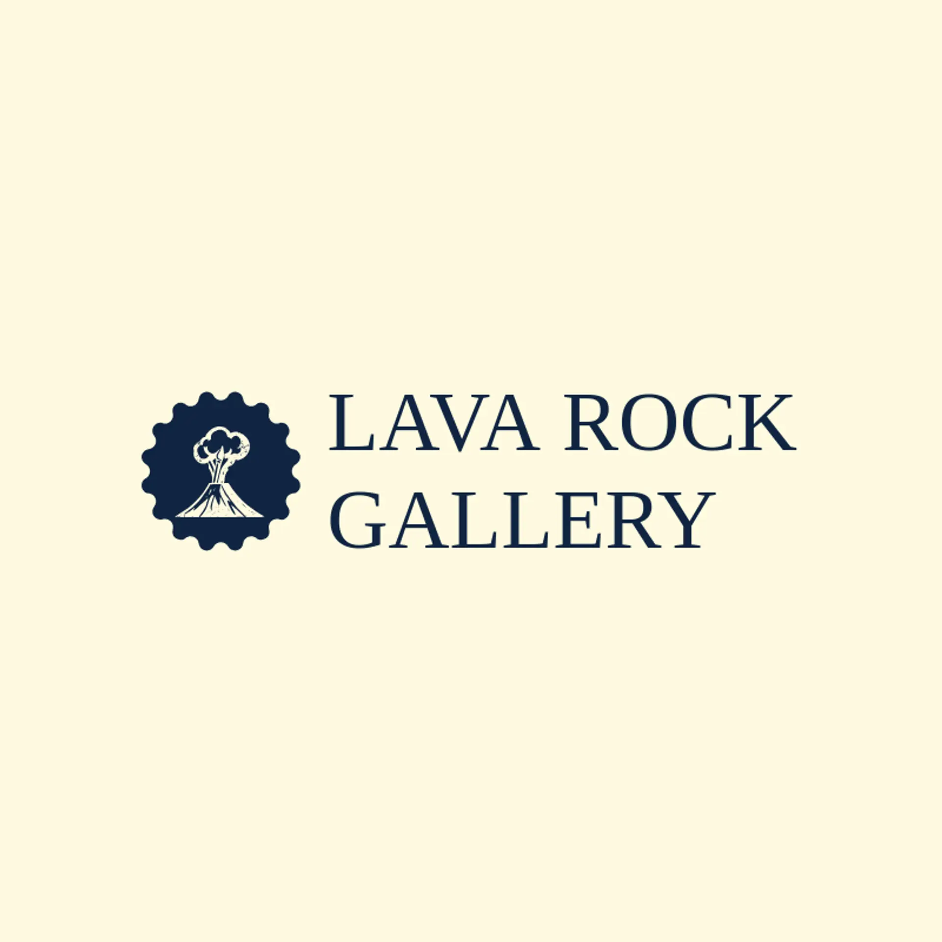 Lava Rock Gallery logo for volcano