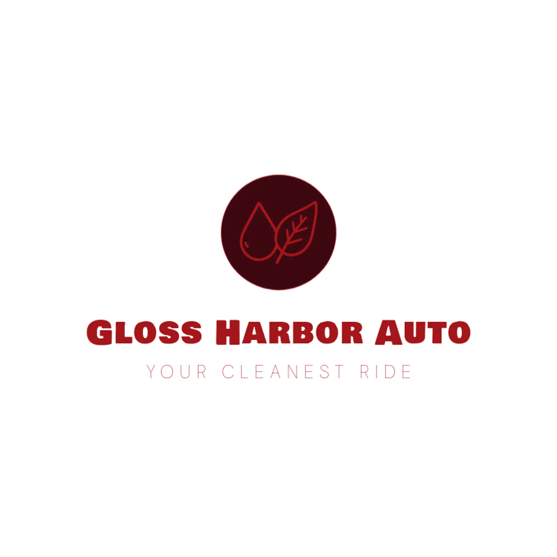 Gloss Harbor Auto logo for car detailing