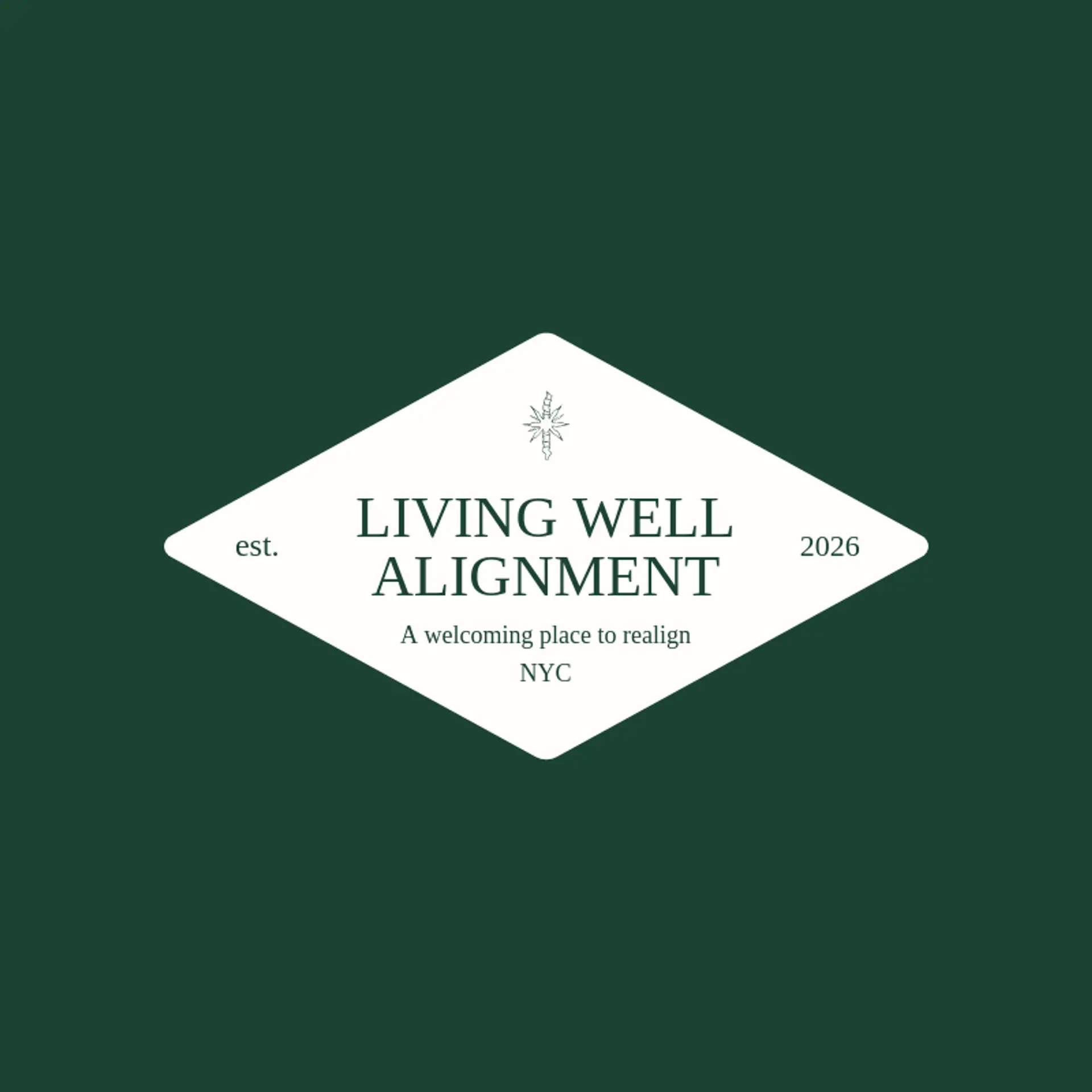 Living Well Alignment logo for chiropractic
