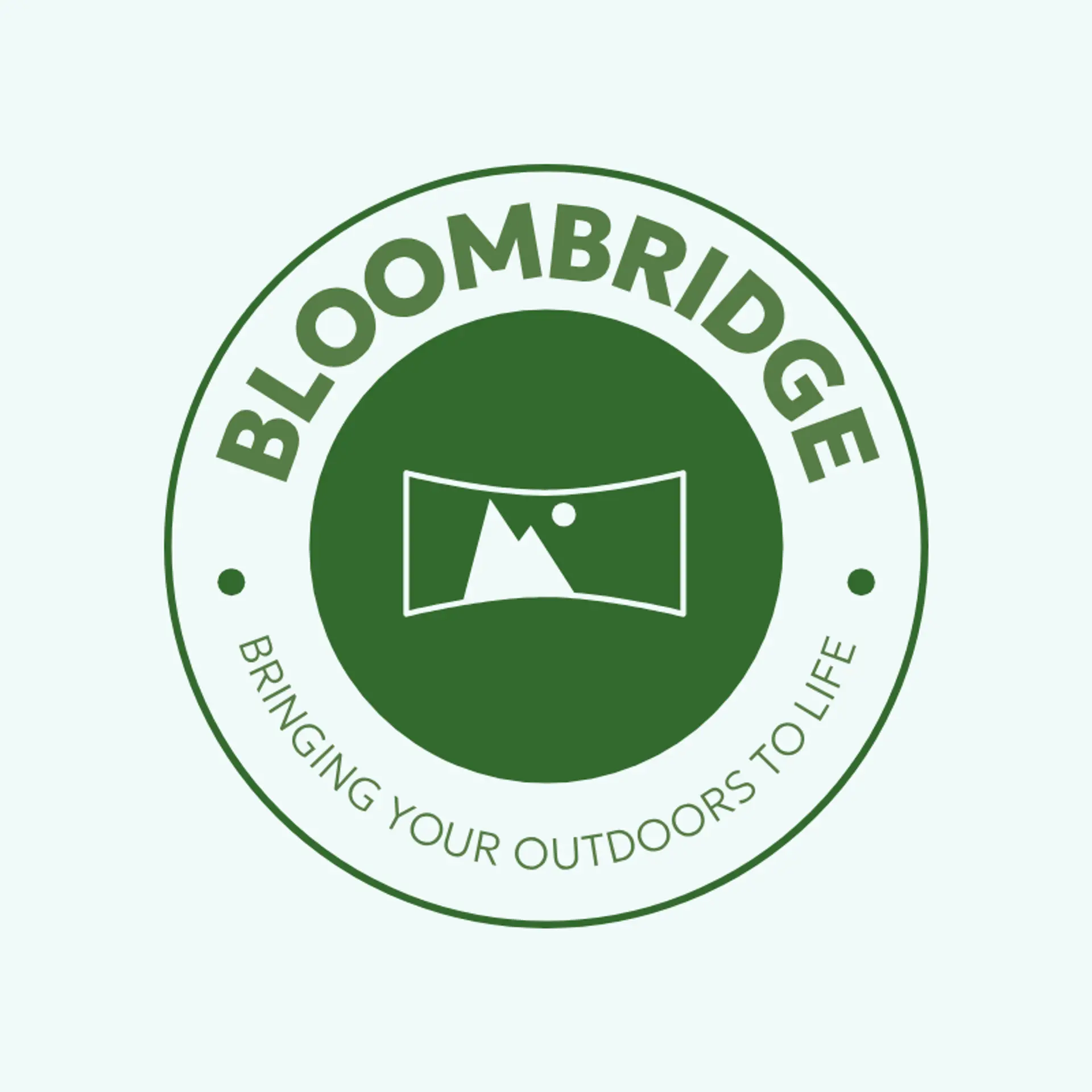 BloomBridge logo for cool landscaping