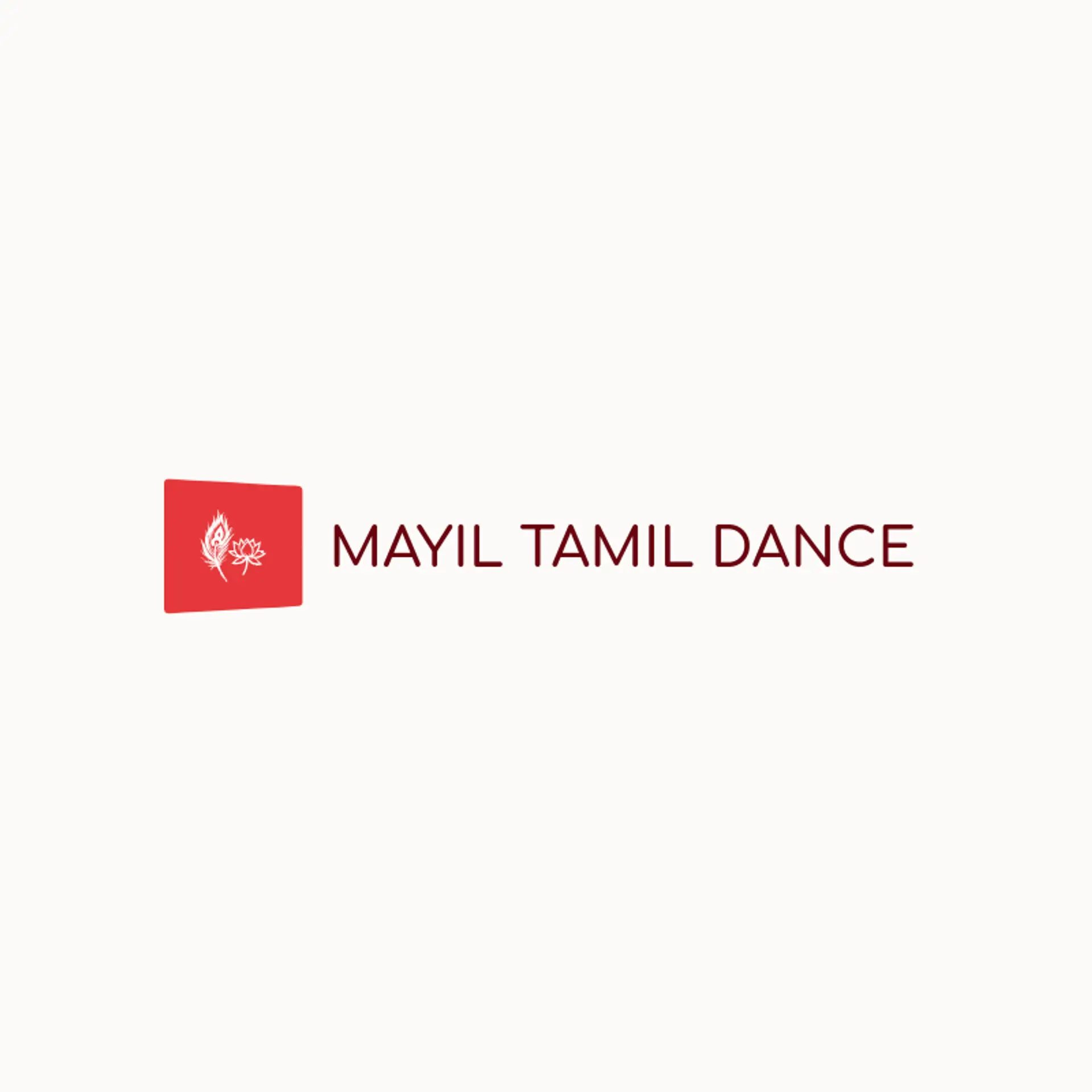 Mayil Tamil Dance logo for tamil