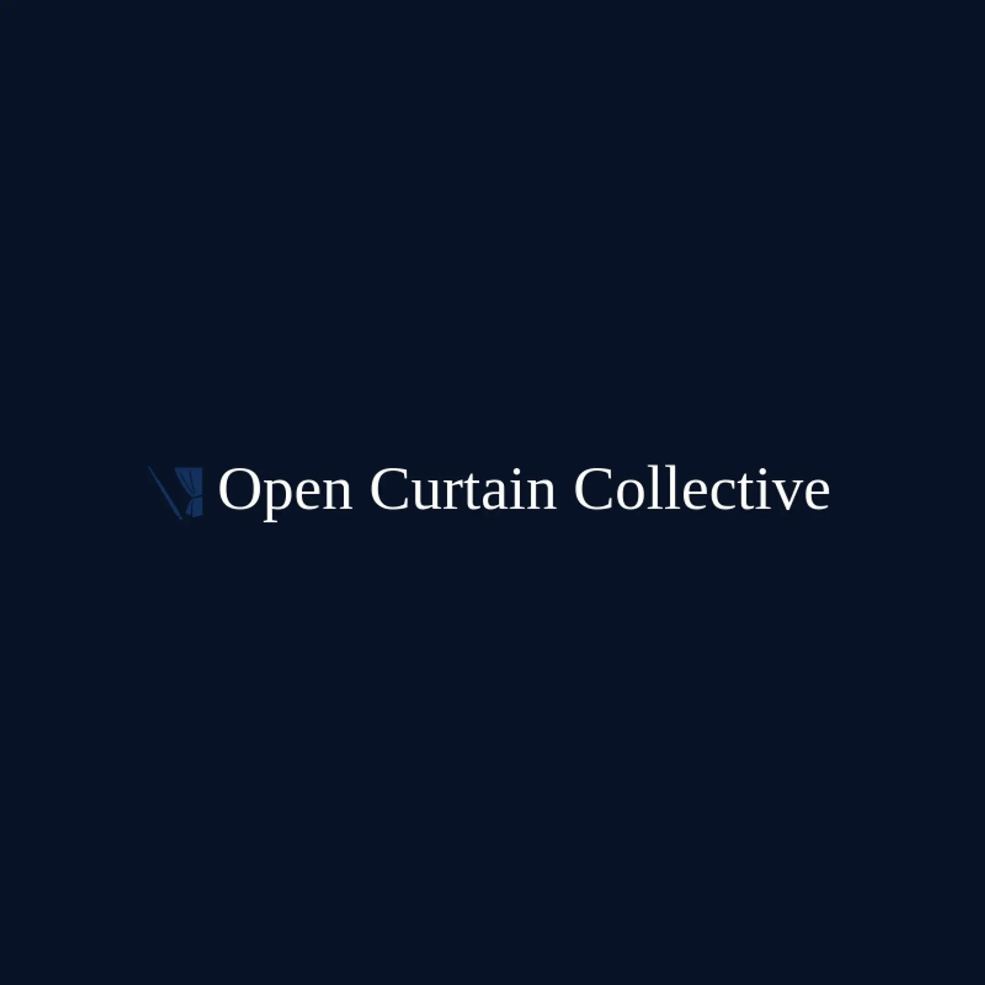 Open Curtain Collective logo for symphony
