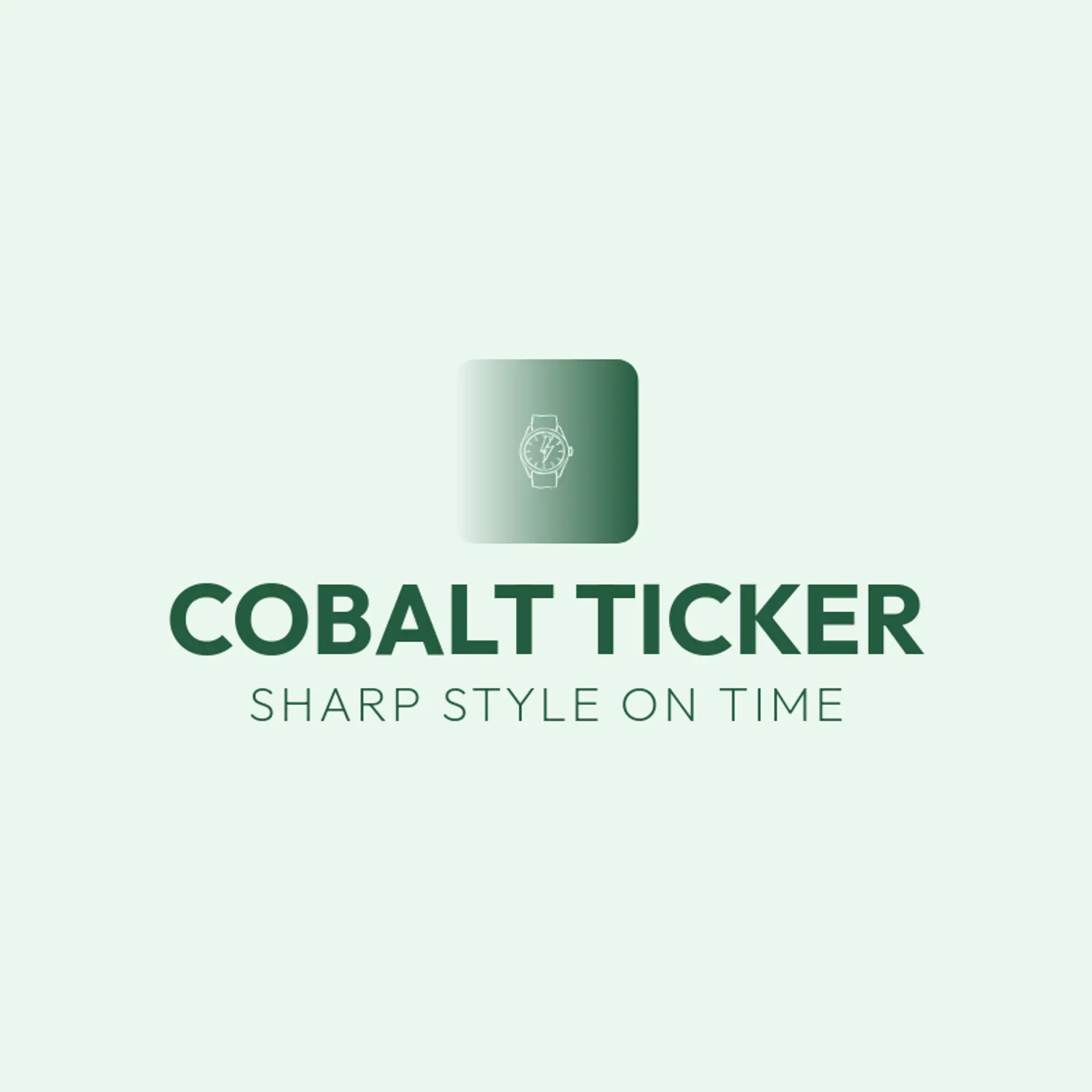 Cobalt Ticker logo for watch