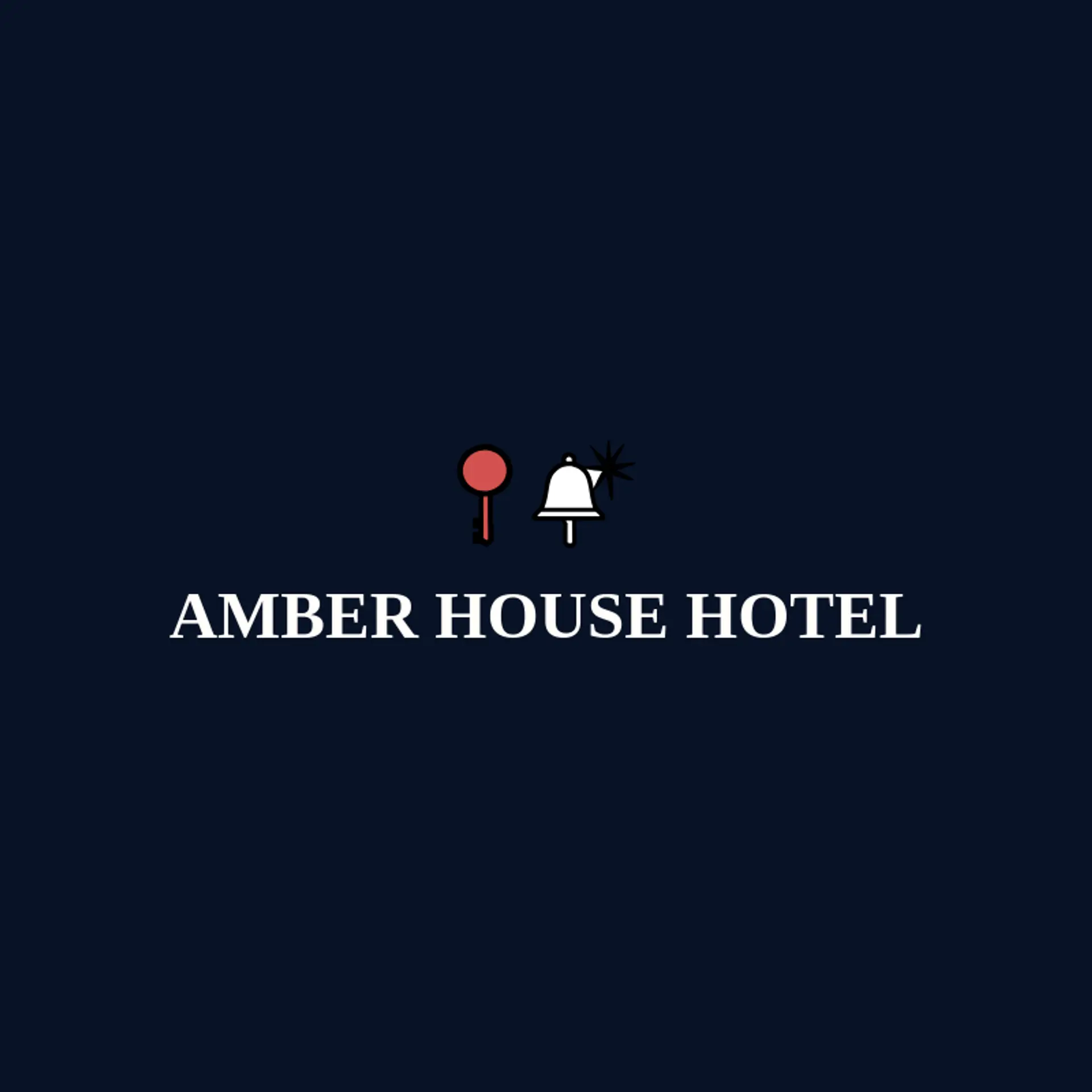 Amber House Hotel logo for hospitality