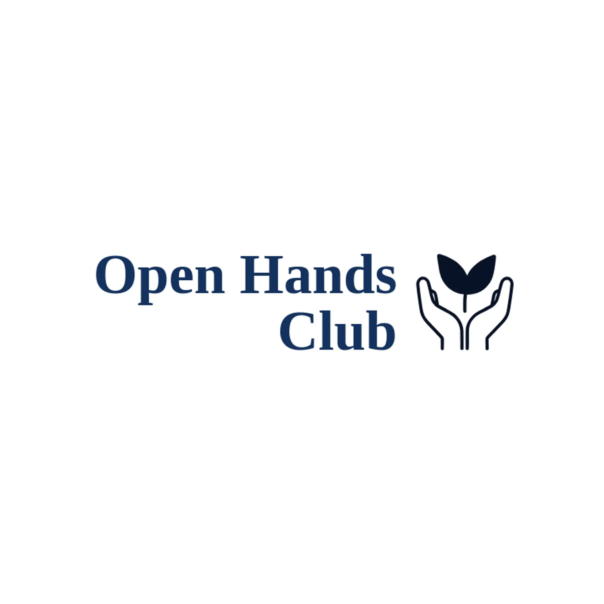 Open Hands Club logo for volunteer