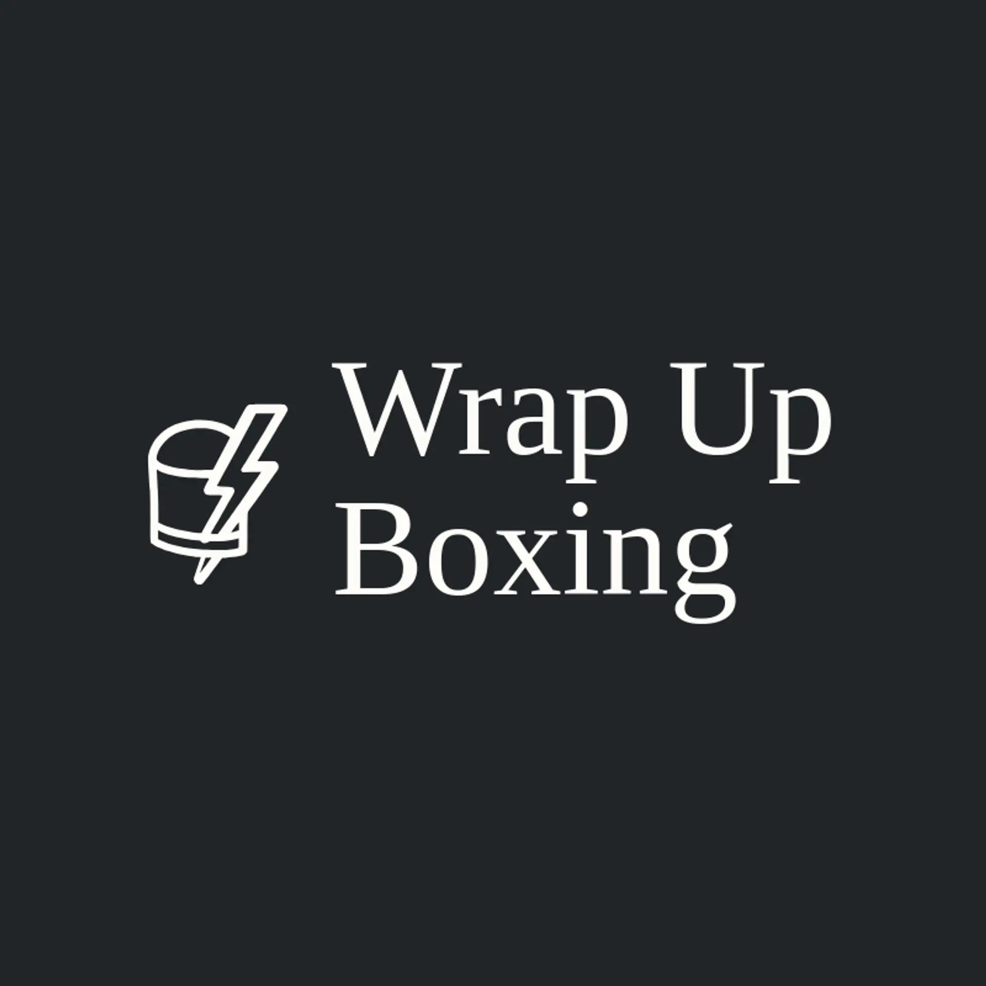 Wrap Up Boxing logo for boxing