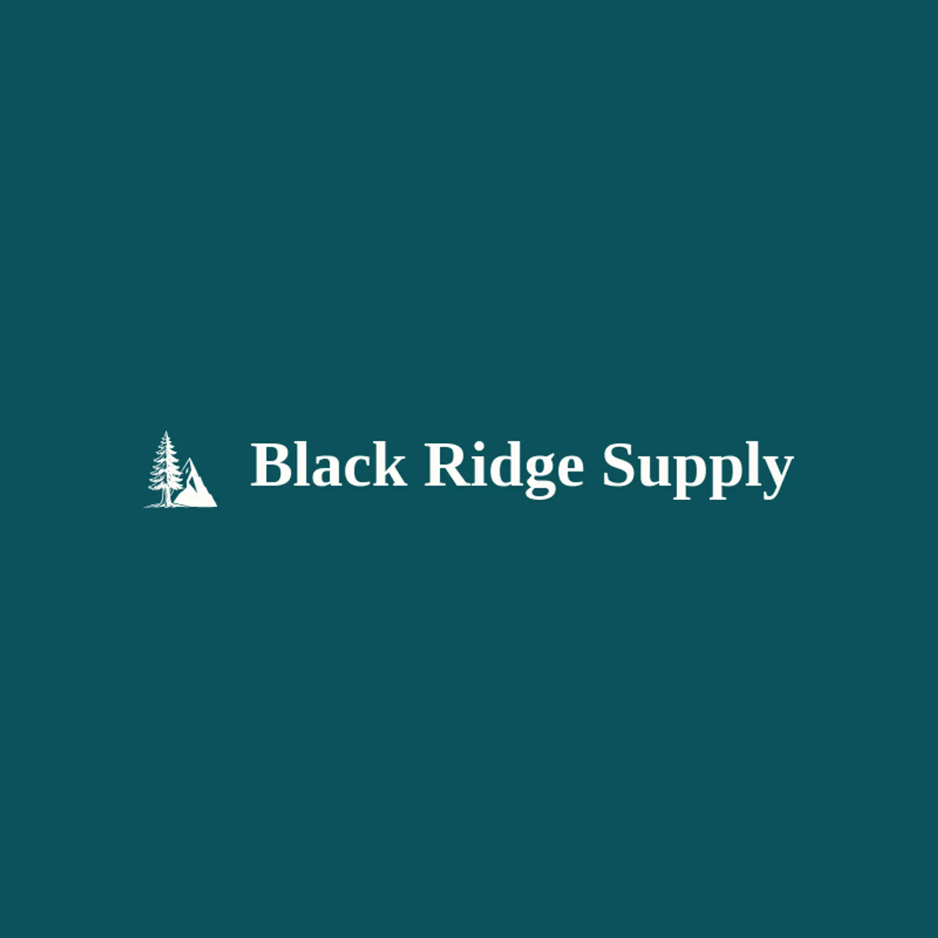 Black Ridge Supply logo for masculine