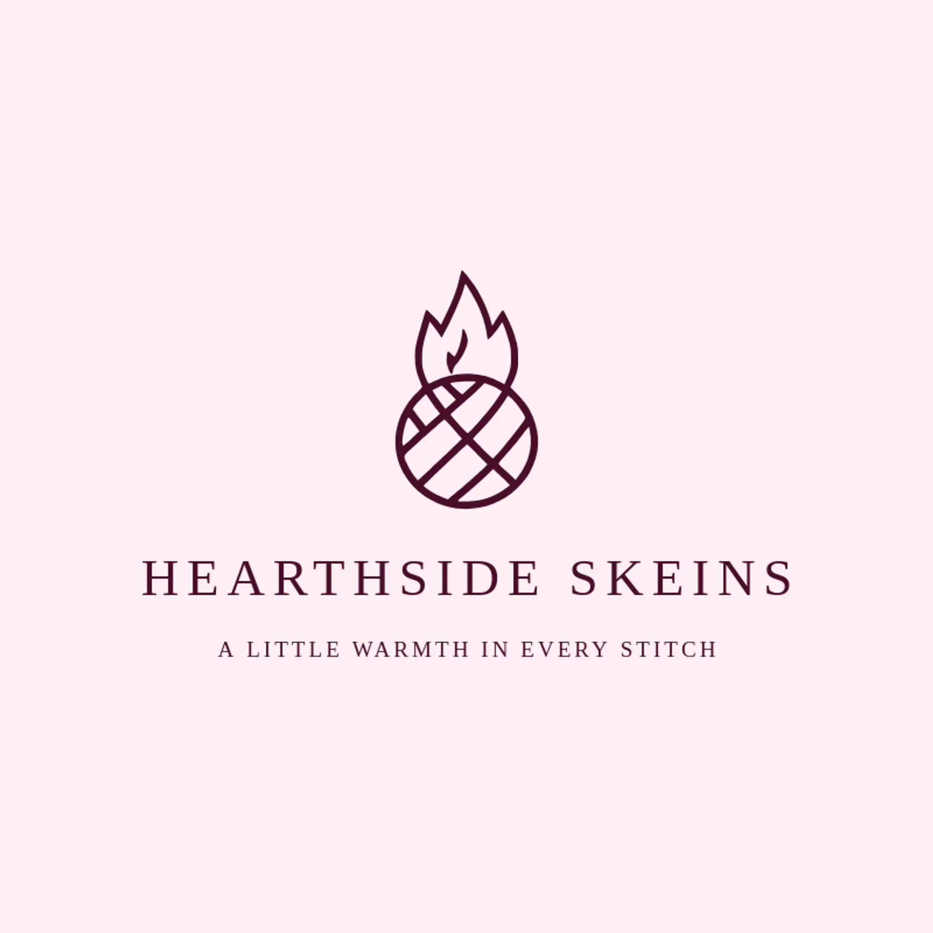 Hearthside Skeins logo for yarn