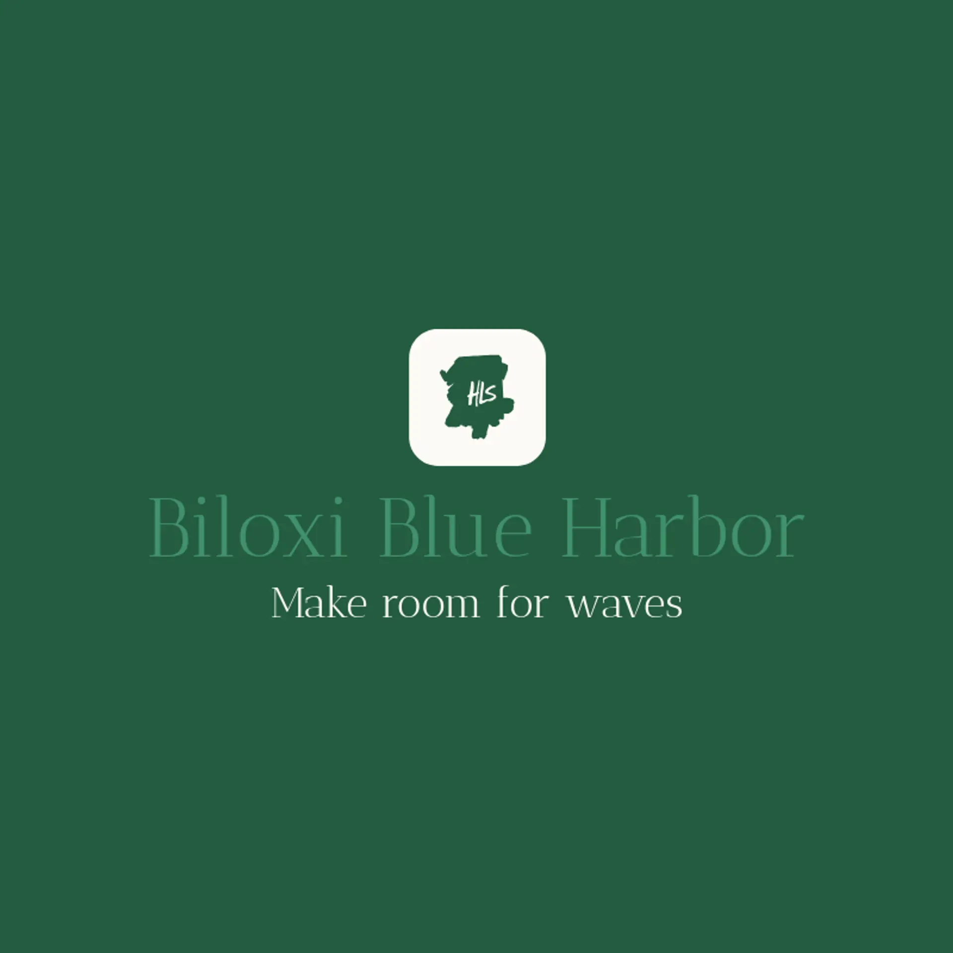 Biloxi Blue Harbor logo for mississippi