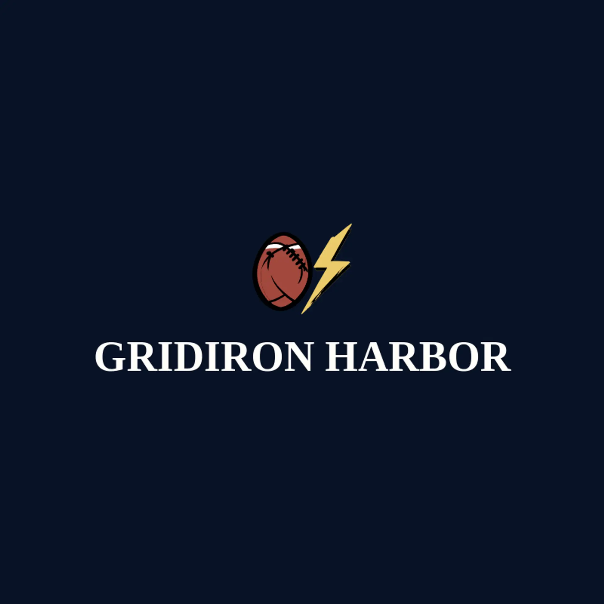 Gridiron Harbor logo for american football
