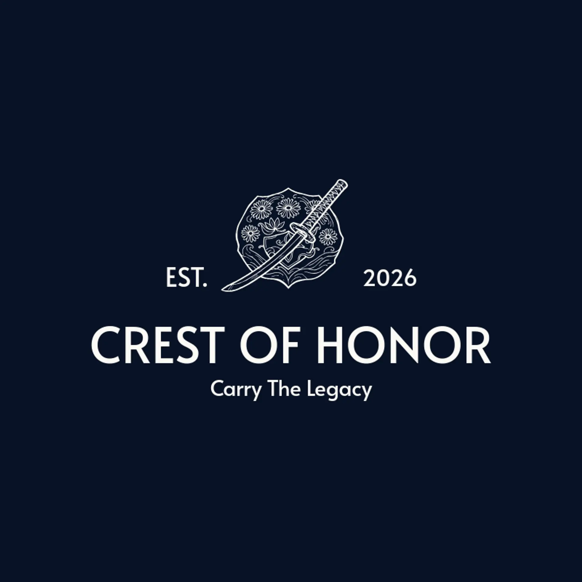 Crest Of Honor logo for samurai