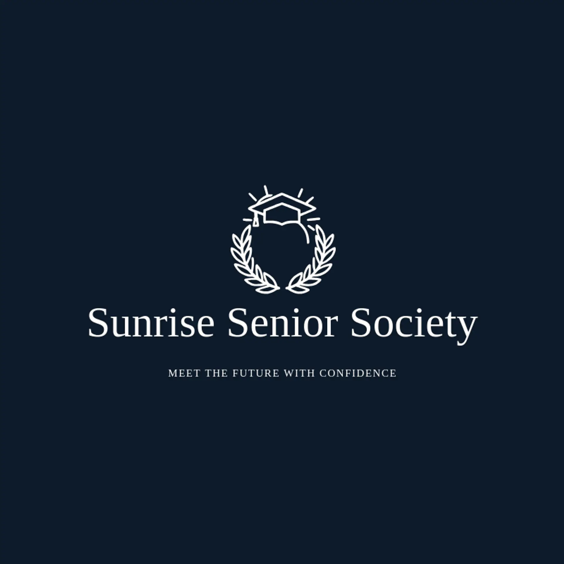 Sunrise Senior Society logo for graduation
