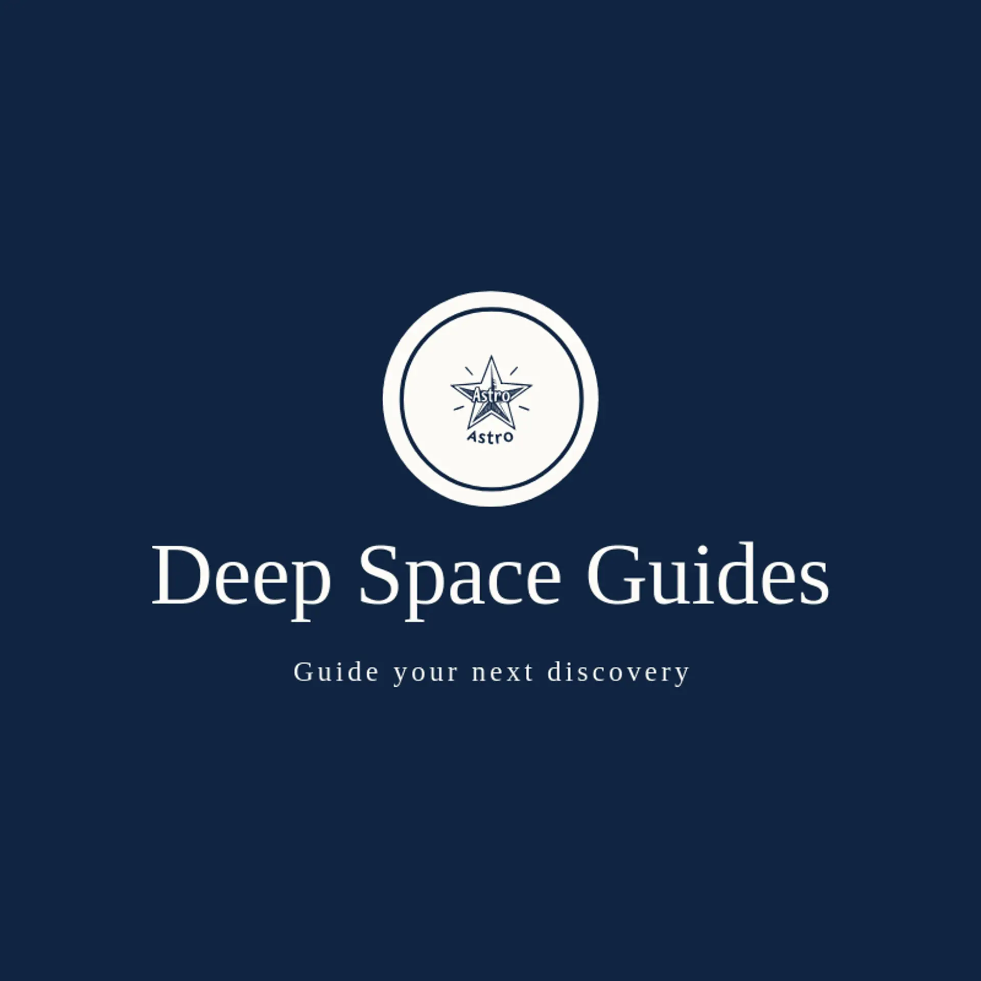 Deep Space Guides logo for astro