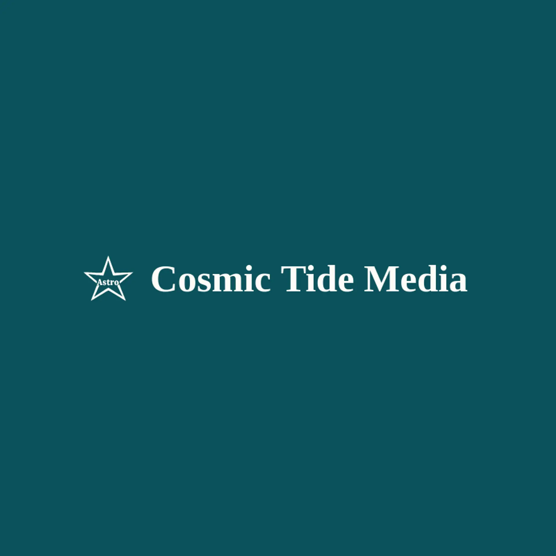Cosmic Tide Media logo for astro