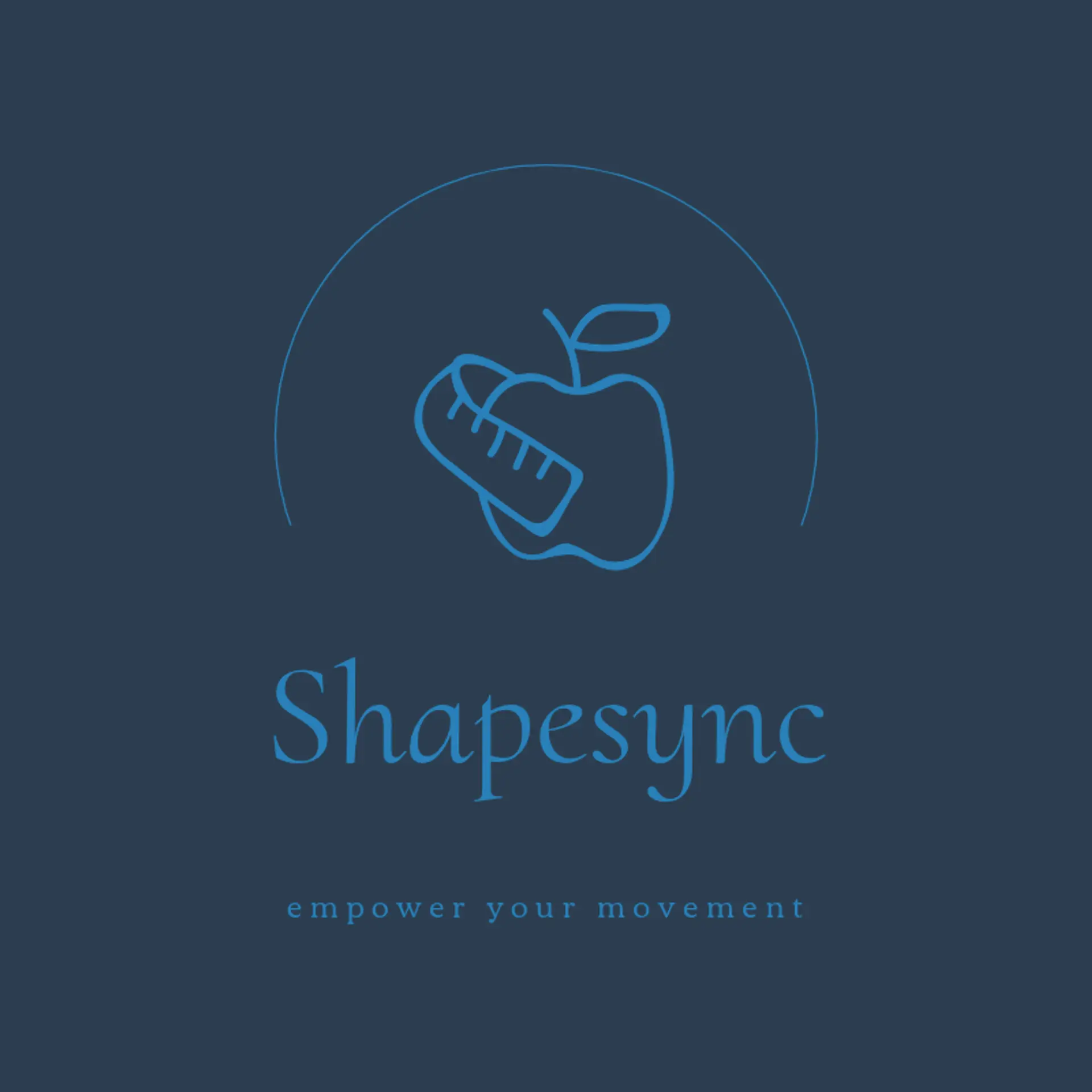 ShapeSync logo for fitness app