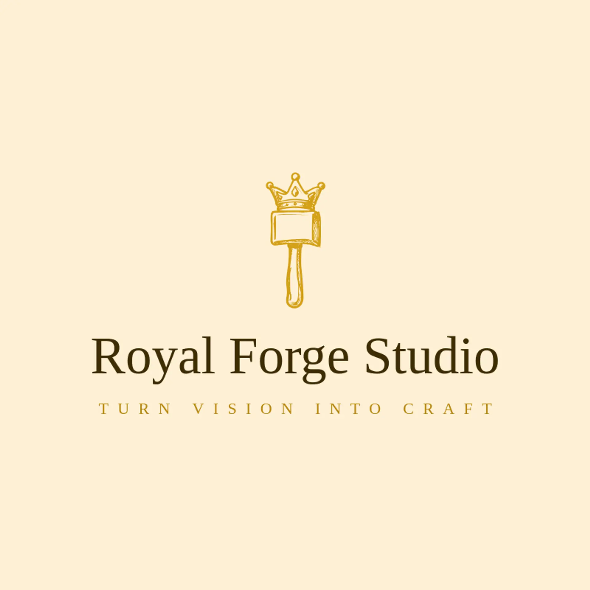Royal Forge Studio logo for emperor