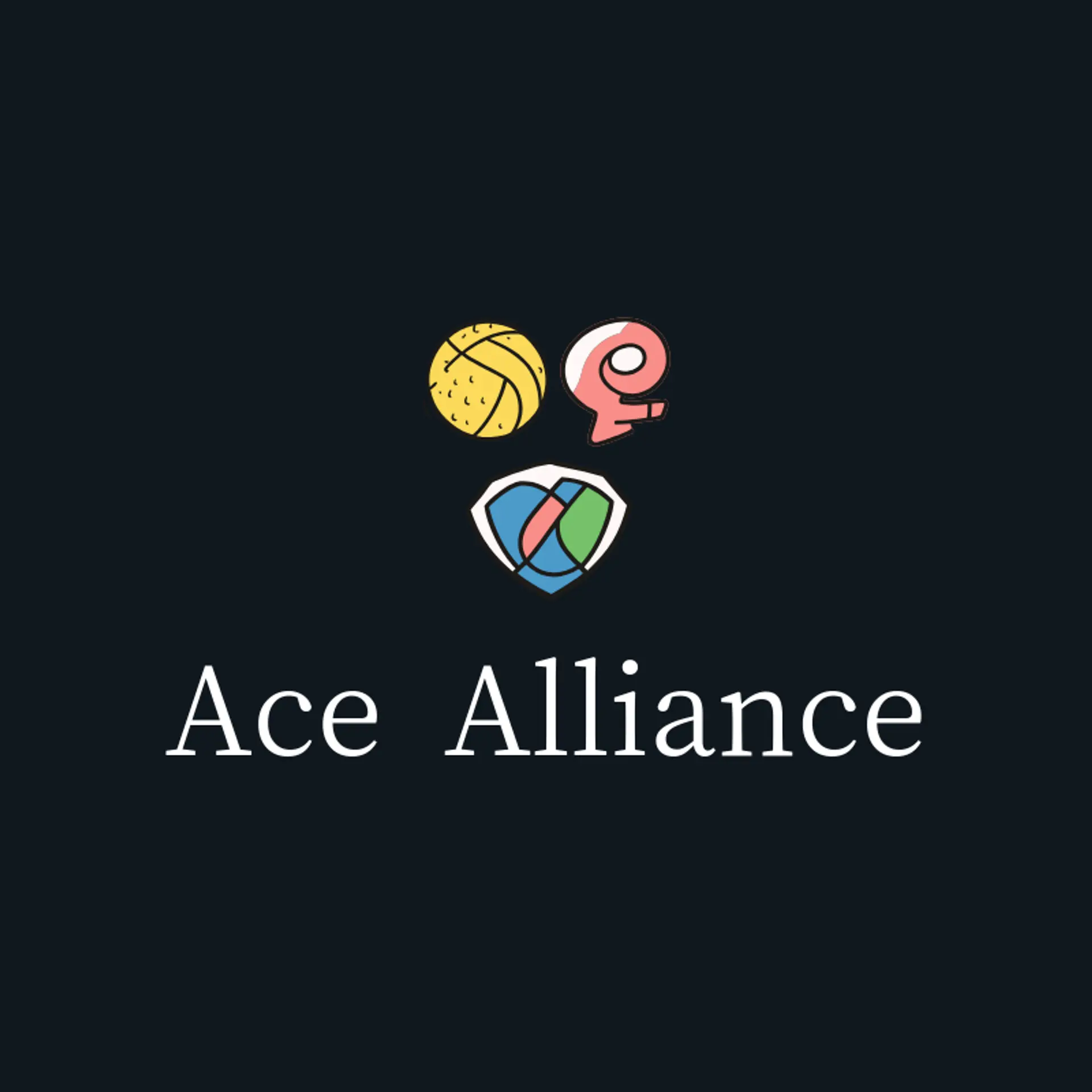 Ace Alliance logo for volleyball