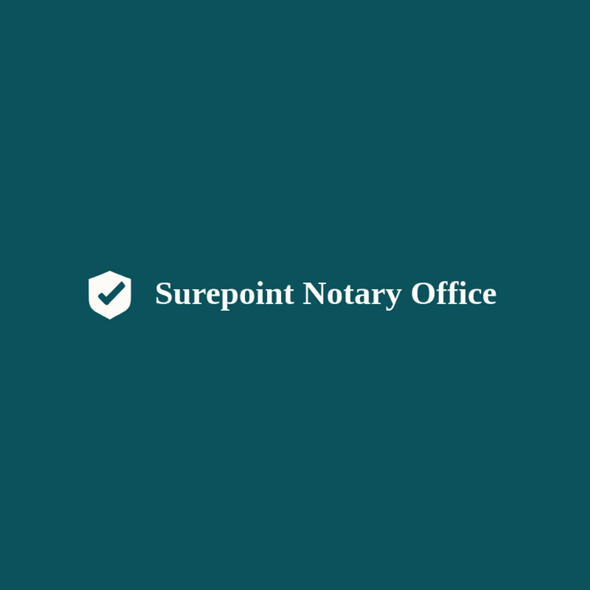Surepoint Notary Office logo for notary public