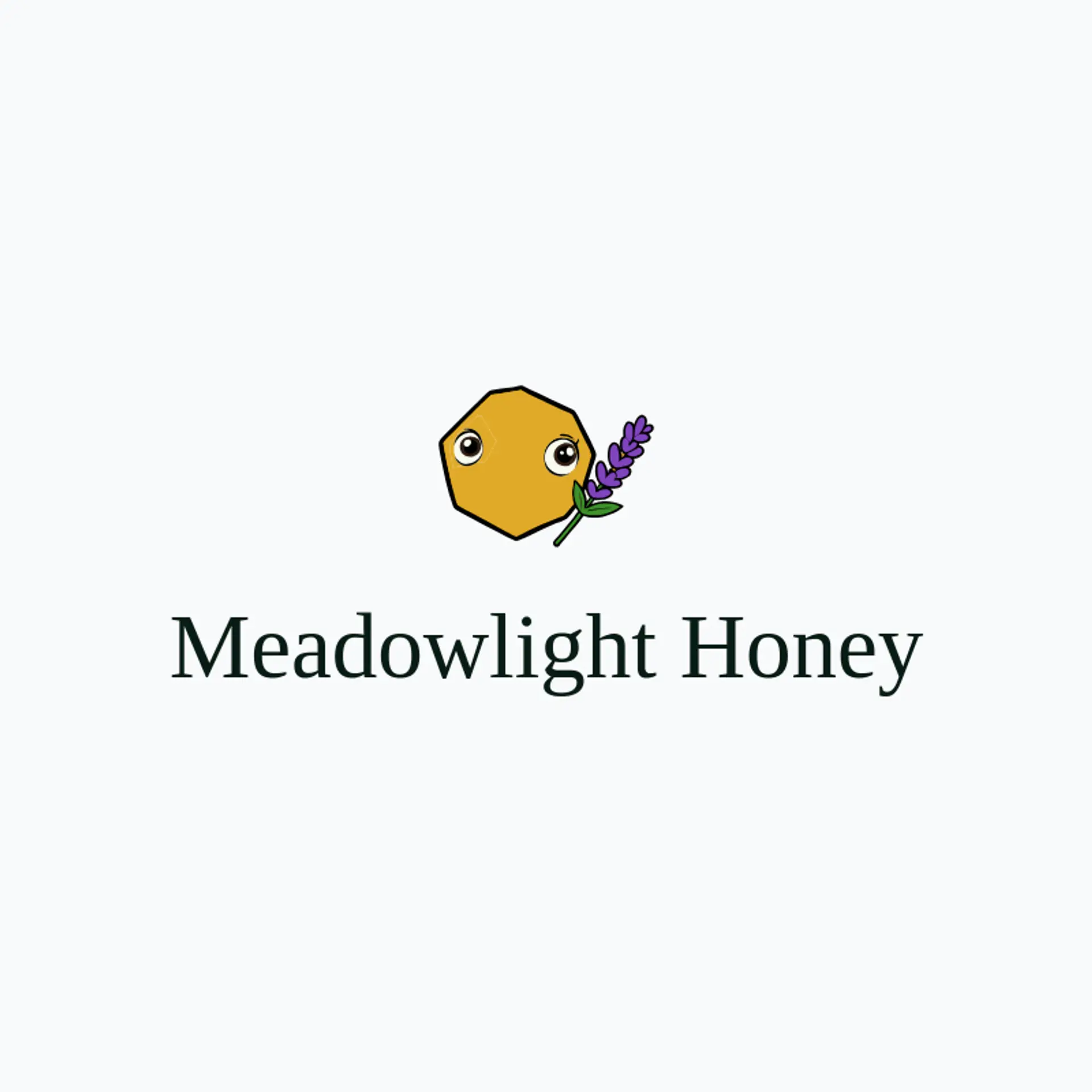 Meadowlight Honey logo for honeycomb
